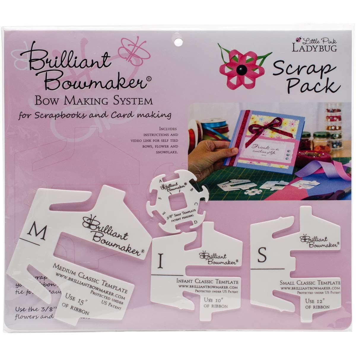 Little Pink Ladybug Kit Brilliant Bowmaker Scrap Pack