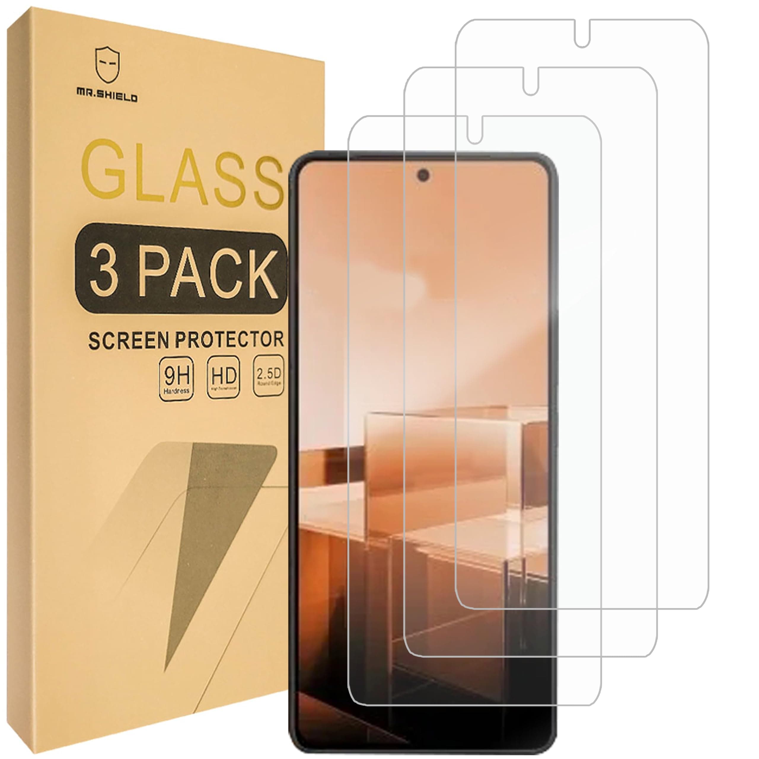 Screen Protector compatible with Asus Zenfone 11 Ultra [Tempered Glass] [3-PACK] [Japan Glass with 9H Hardness]