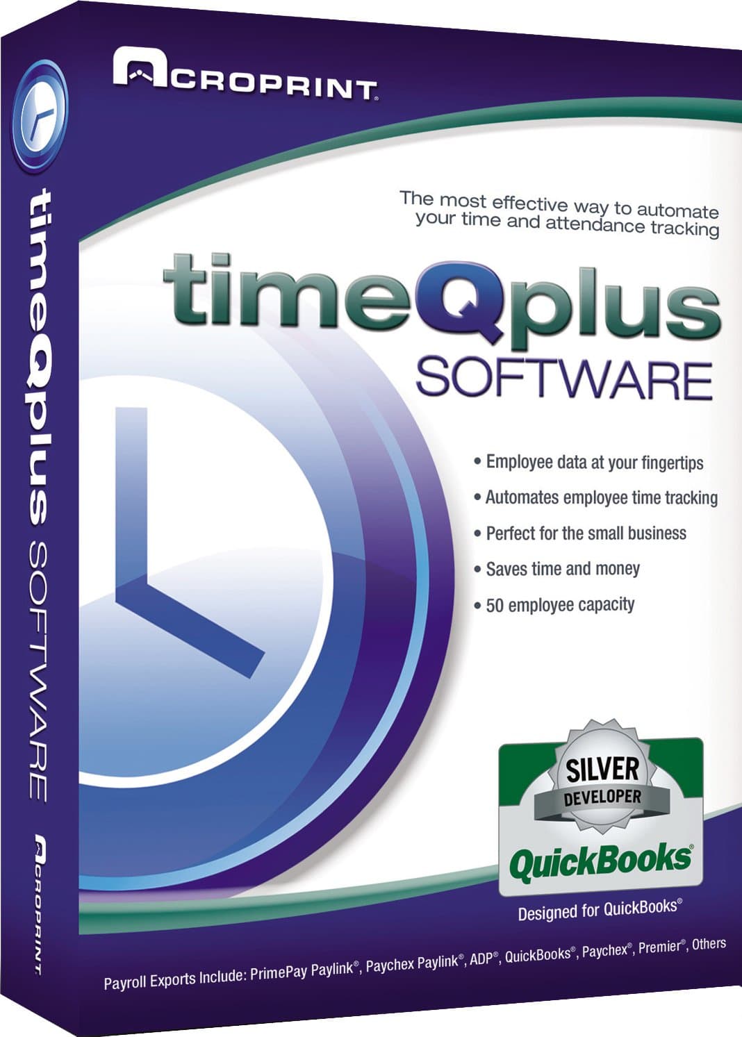 Acroprint timeQplus Software - Network Accessible Time and Attendance Software Time Clock