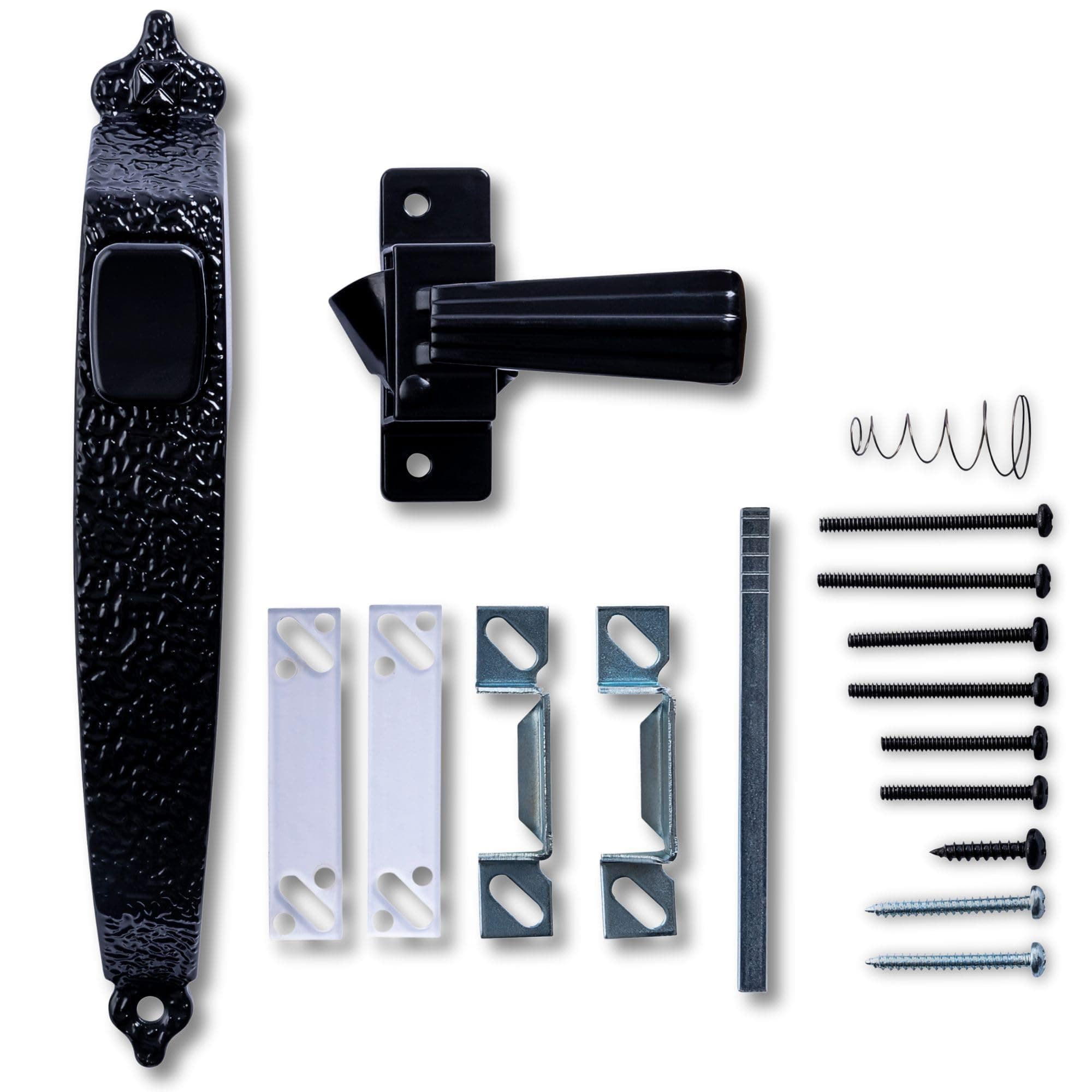 Wright ProductsVC333BL COLONIAL TIE-DOWN PUSH BUTTON Handle, BLACK