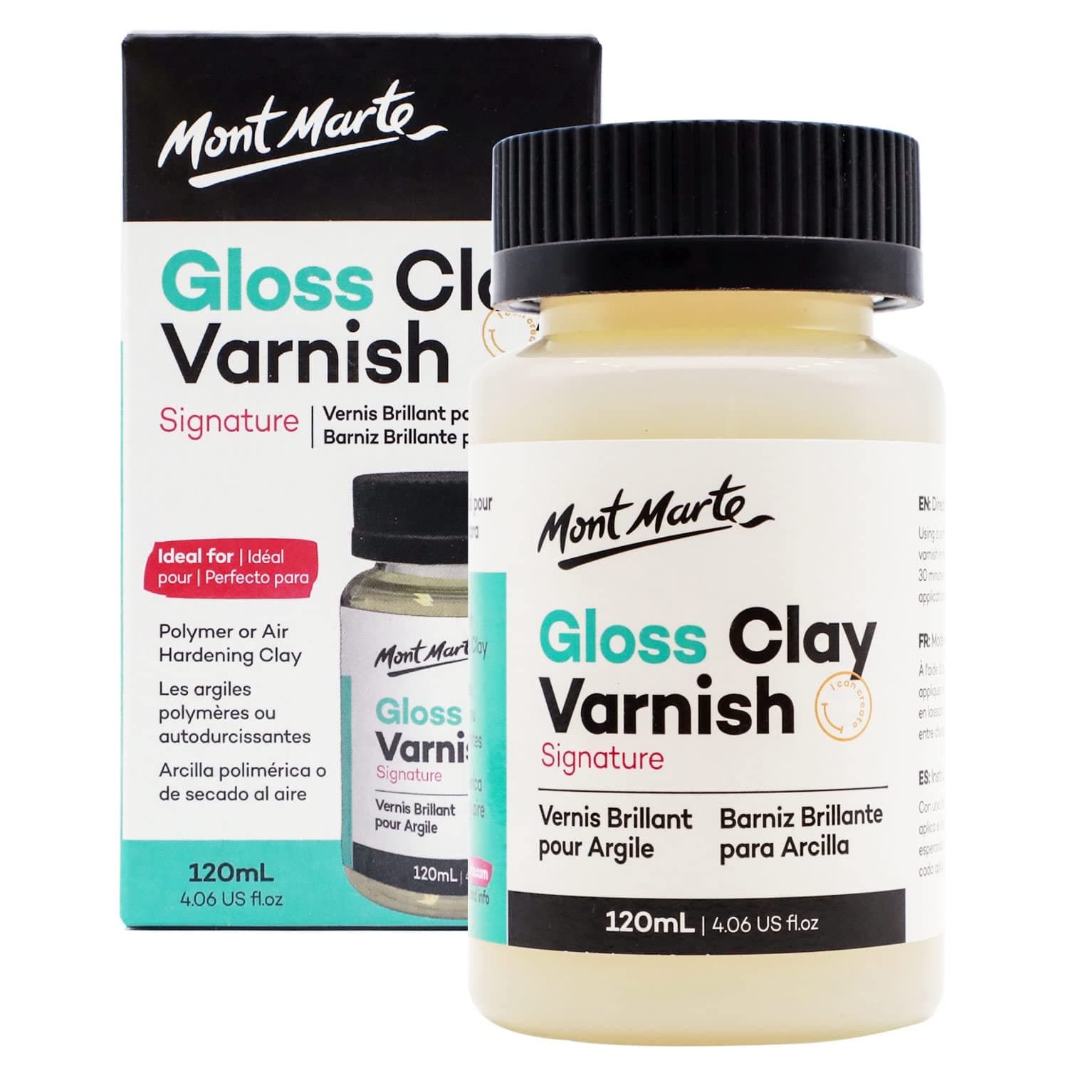 Mont Marte Clay Varnish Gloss 120ml