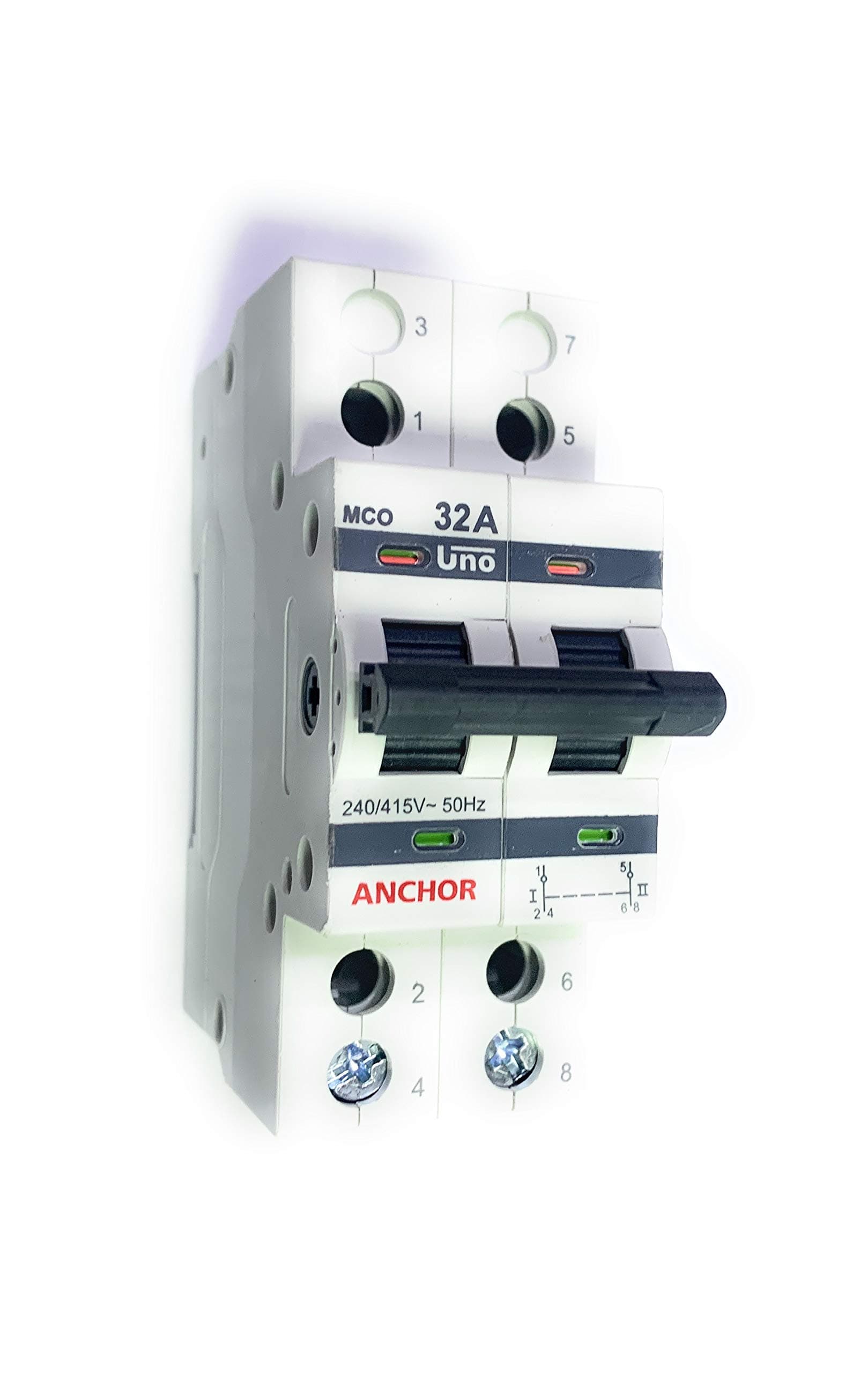 Litost® MCO UNO MCB Type Change-Over Switch 32 Amp Double Pole