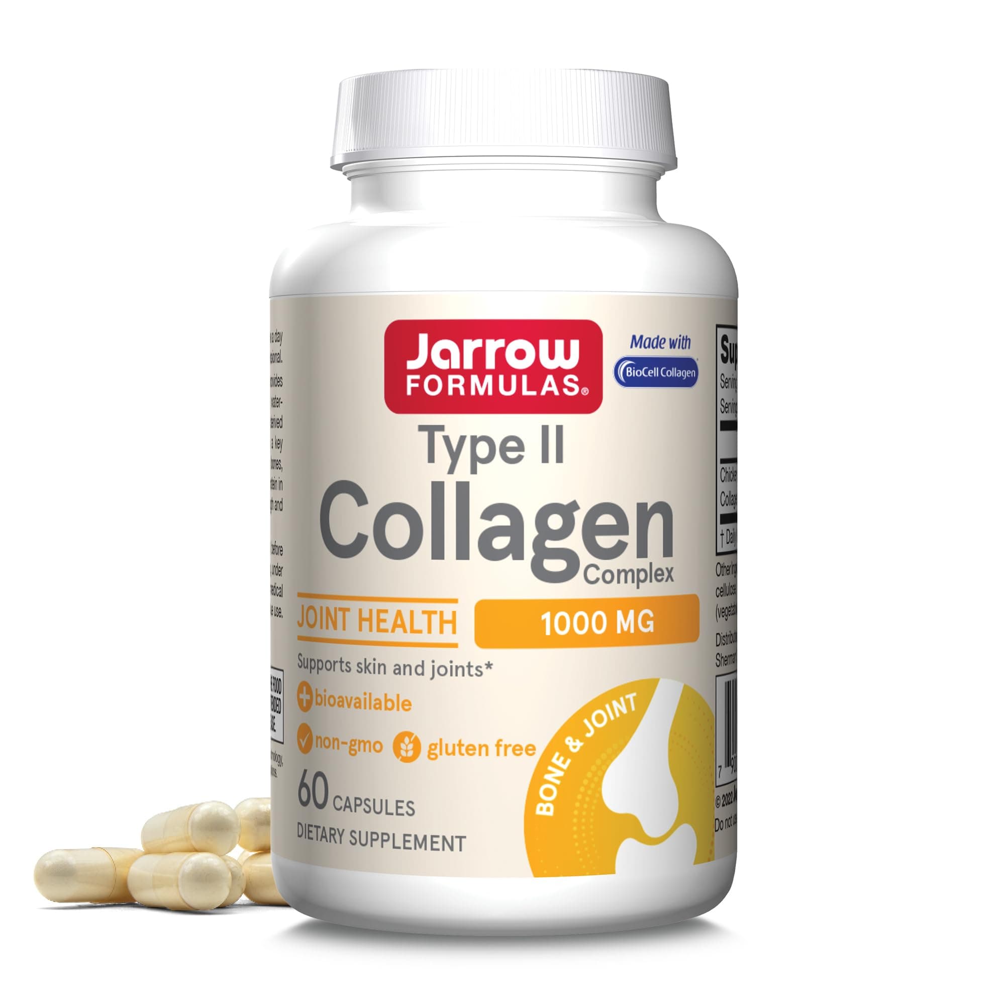 Formulas Type 2 Collagen Complex 500Mg - 60 Capsules