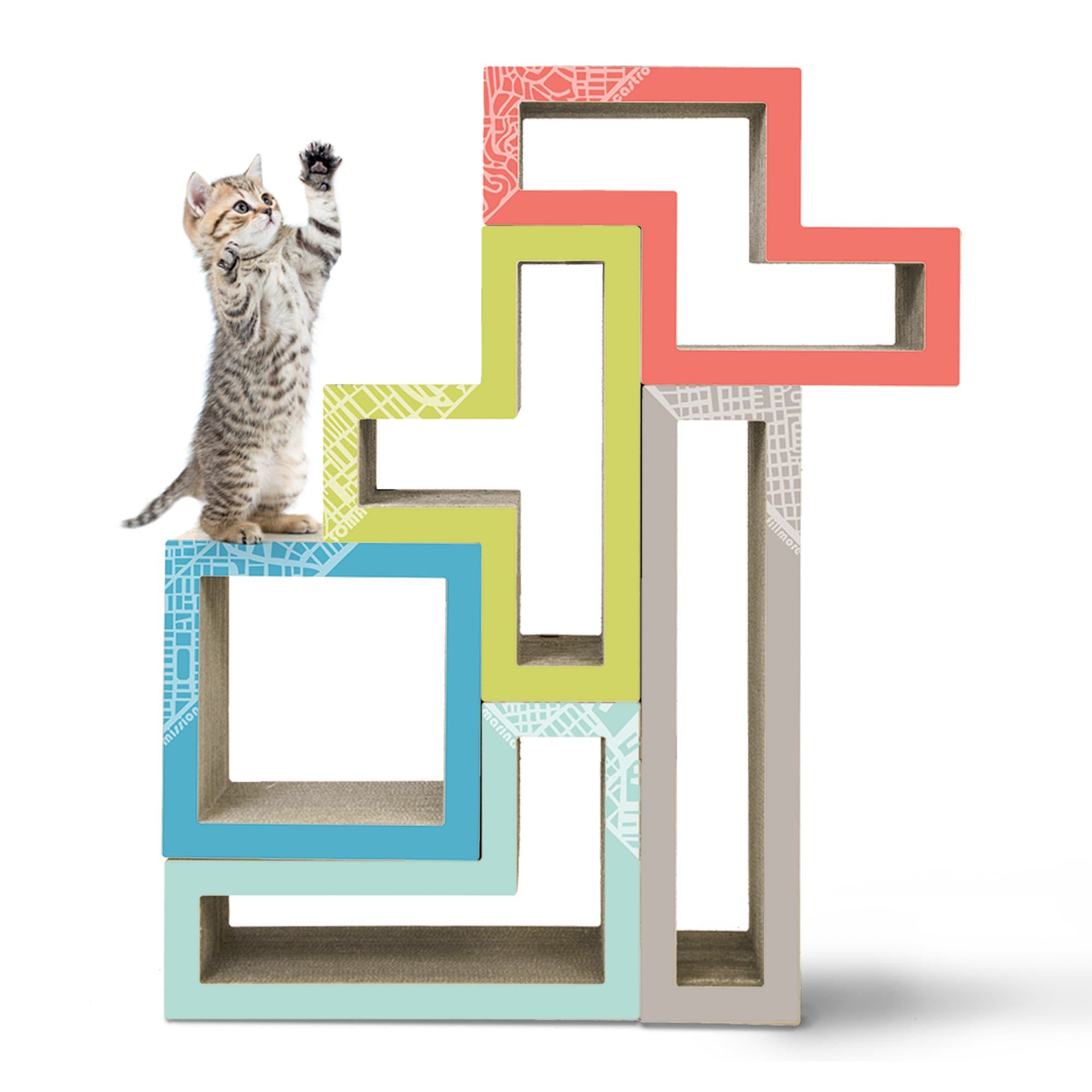 KATRIS Modular Cat Tree - 5 Blocks