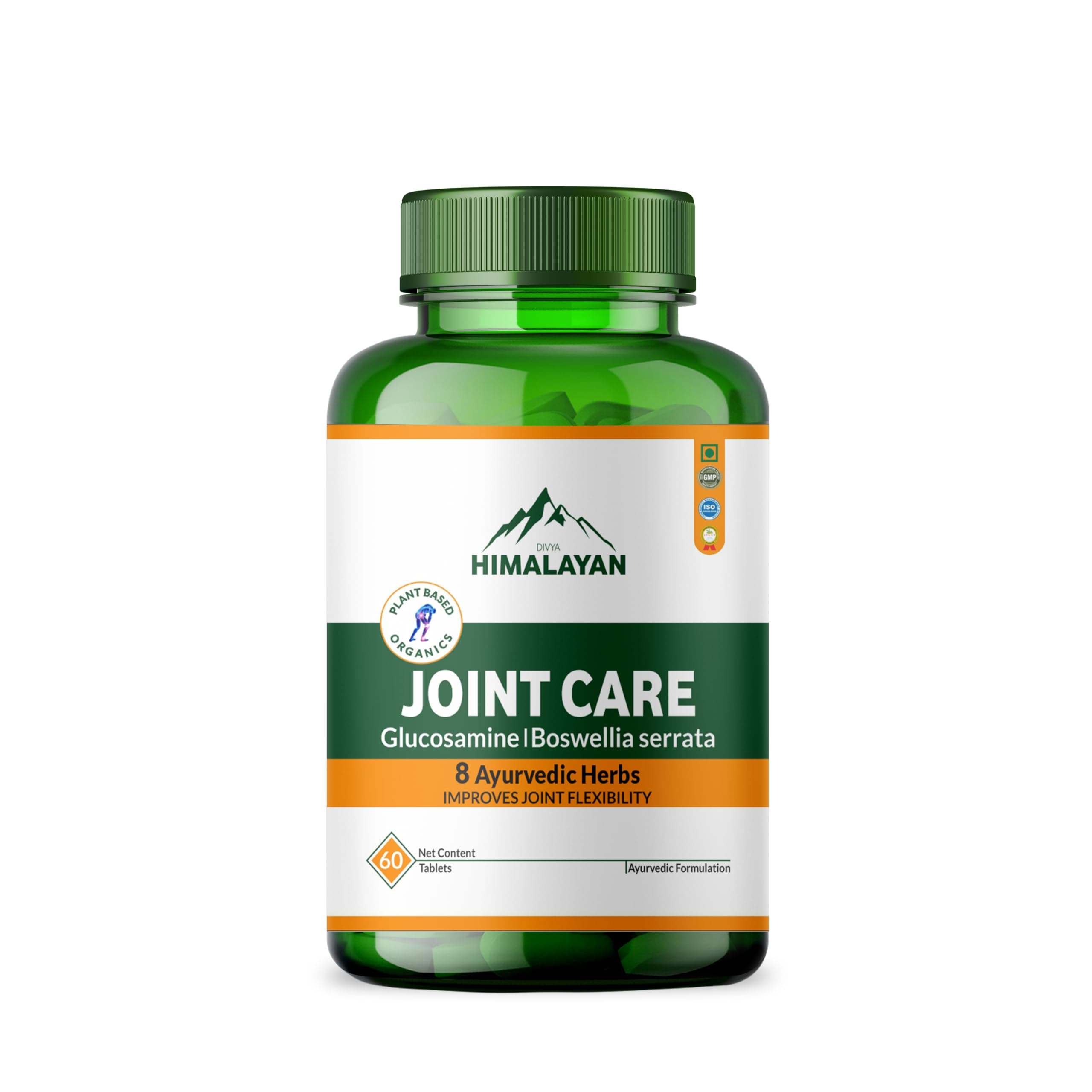 Plant-Based Joint Care Supplement, 60 Tablets, Improves Joint Flexibility, Strengthen Muscles | Supports Mobility for Men Women Old Age - 60 Joint Support Tablet
