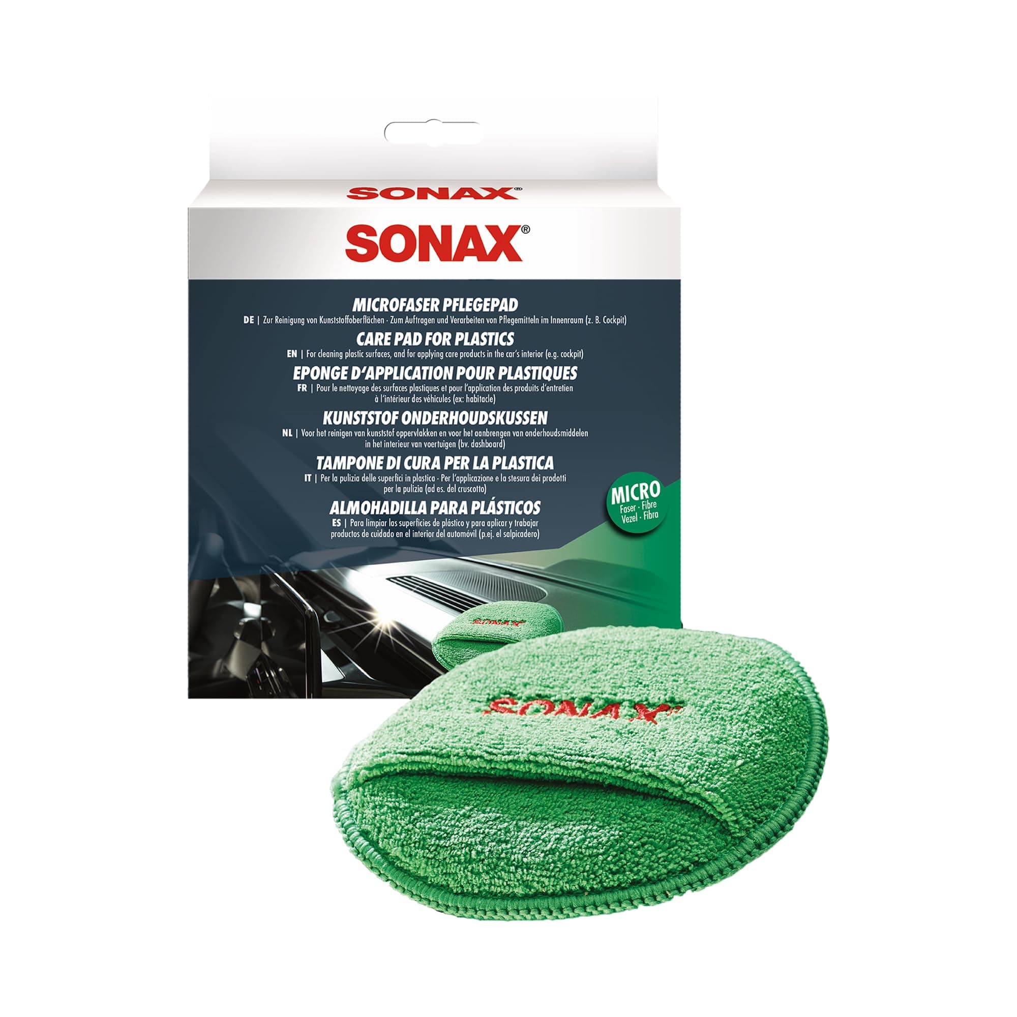 Sonax Care Pad for Plastics and Interior