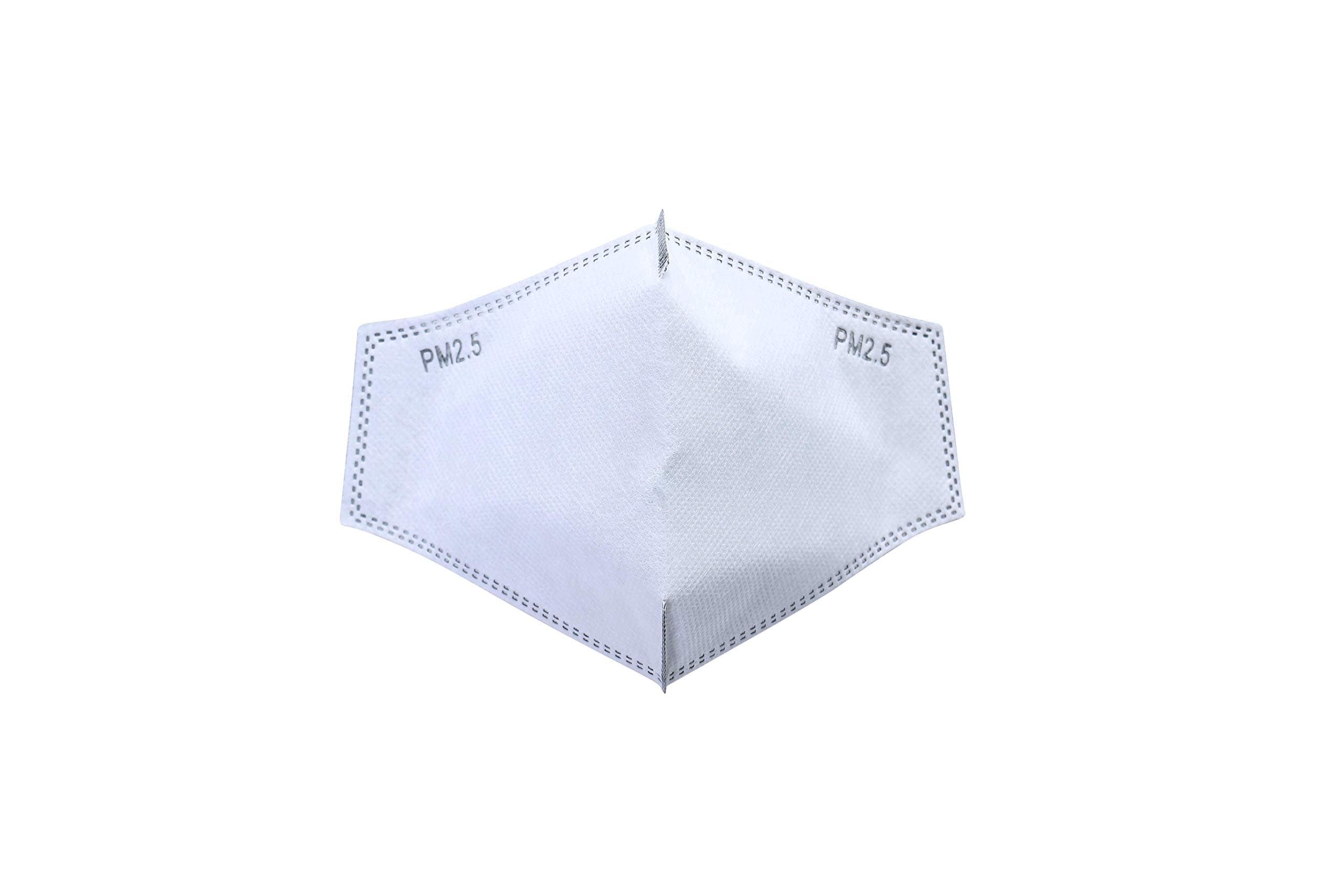 New 3D Cutting Five Layers Activated Carbon Filter Replaceable Anti Haze Filter Paper Larger Protection Area(Ship from USA)