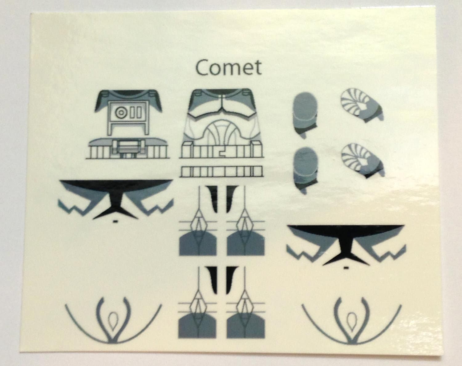 Brick4Brick Comet Custom Water Slide Decal