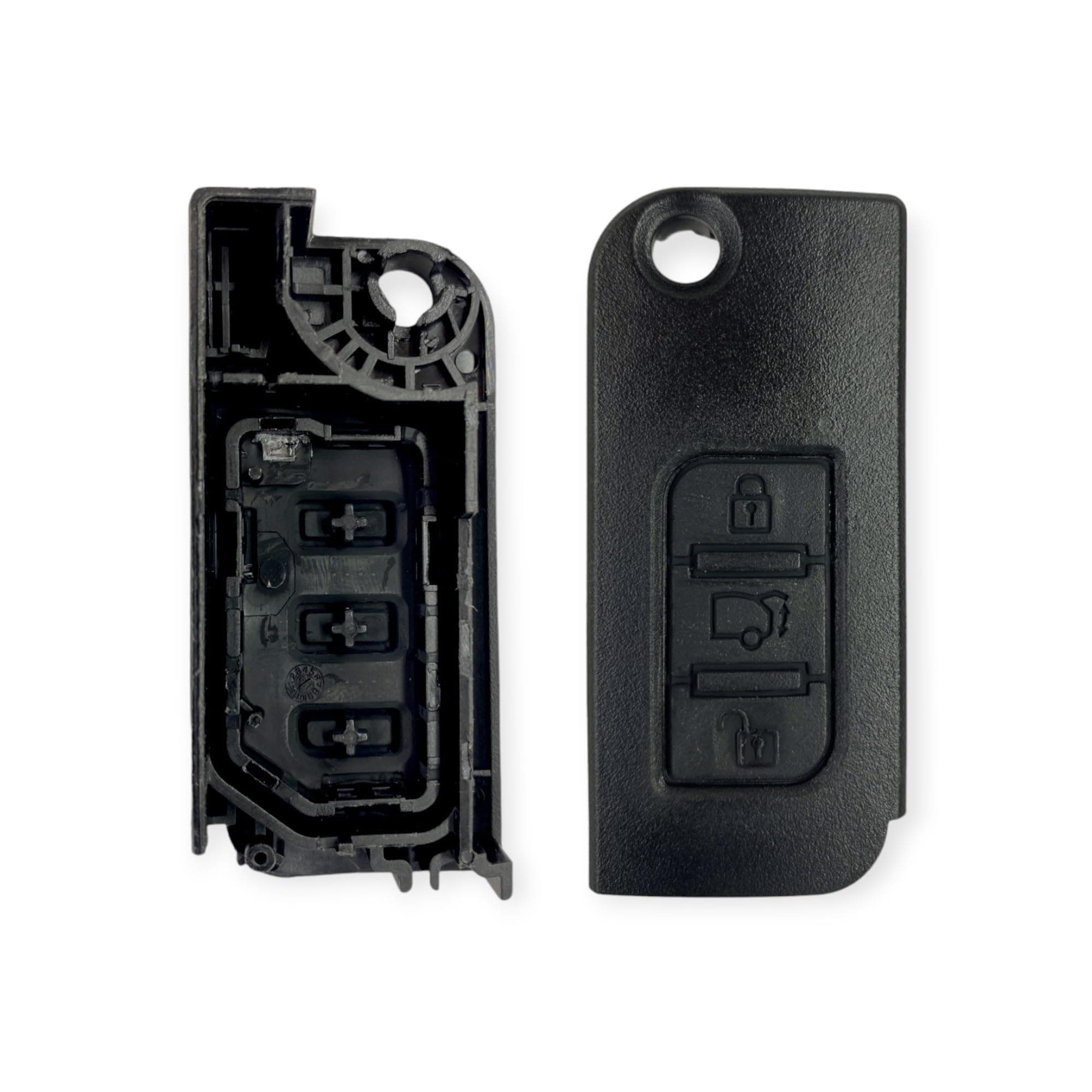 Abundance 3 Button Front Remote Key Shell Compatible for Mahindra XUV 500 Key Shell / case /pad (Front Shell only)