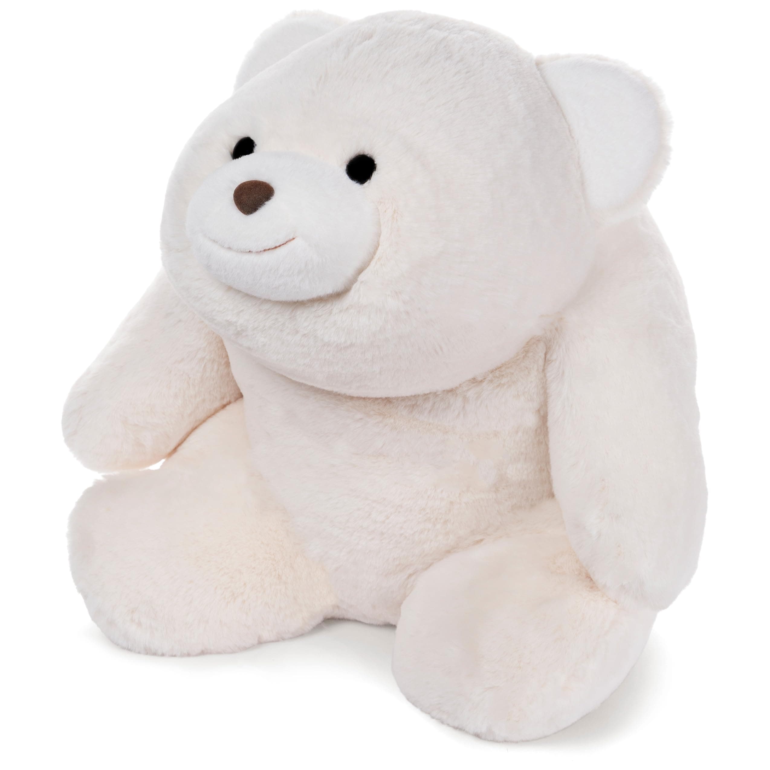 Snuffles Teddy Bear Stuffed Animal Plush Polar Bear Extra Large, White, 18"