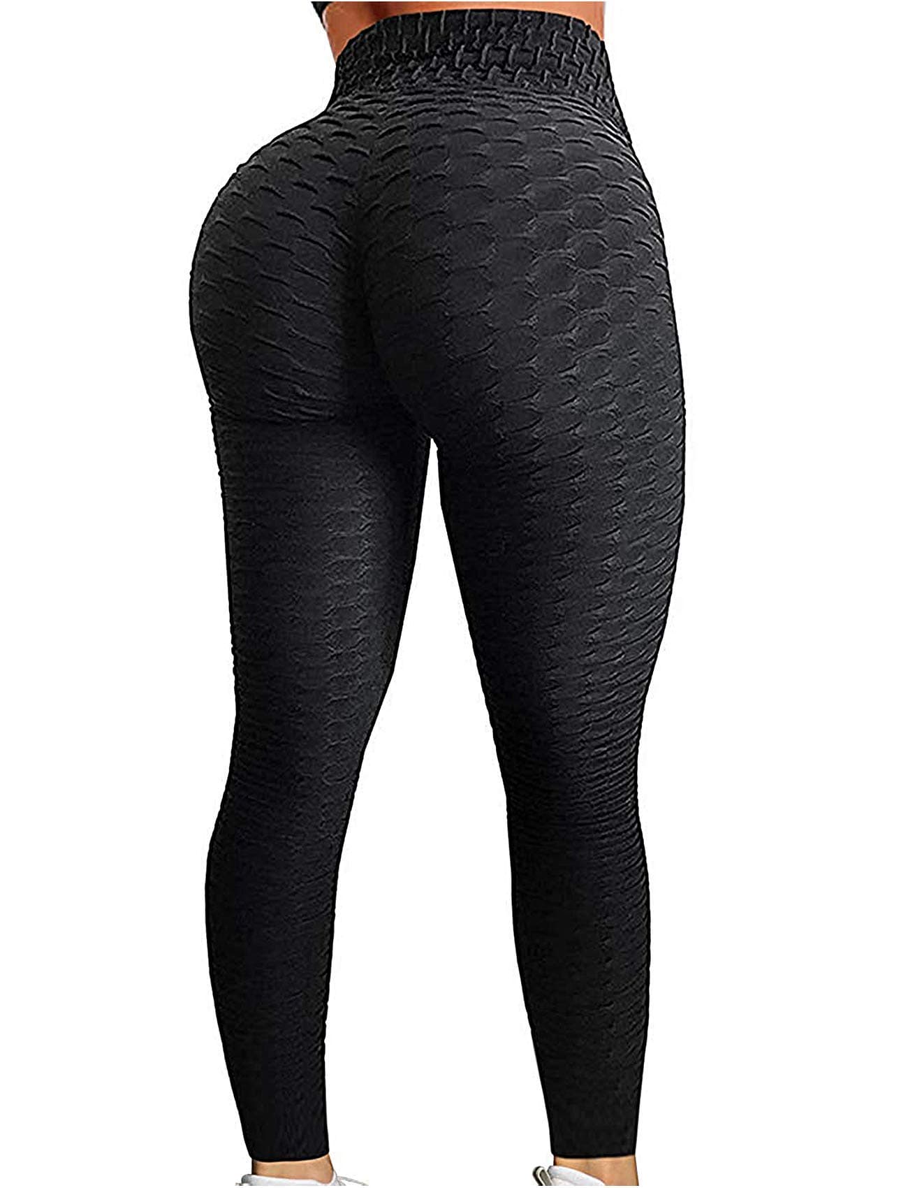 SEASUM Women's High Waist Yoga Pants Tummy Control Slimming Booty Leggings Workout Running Butt Lift Tights