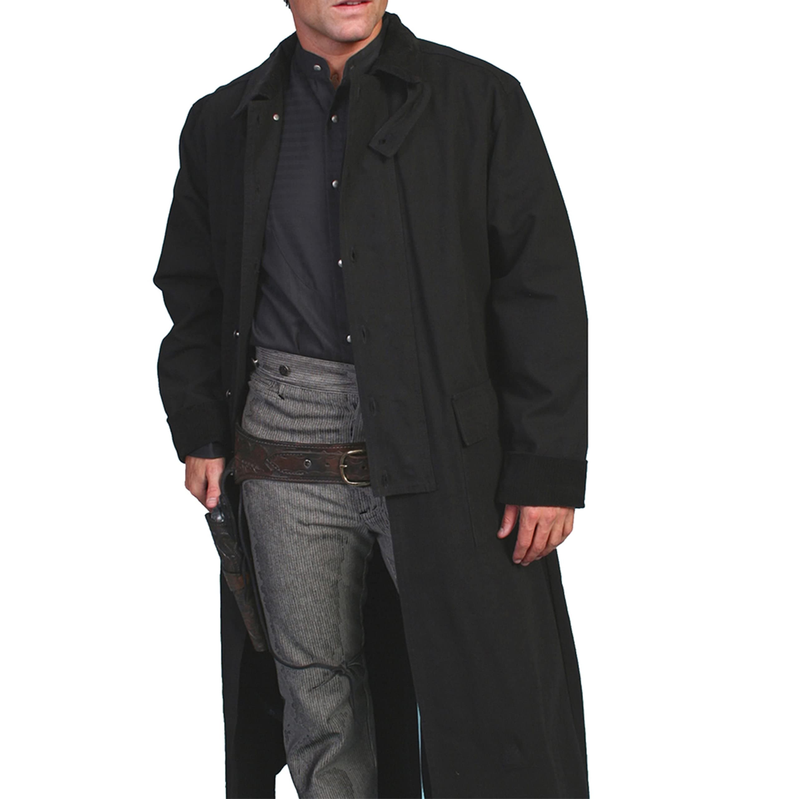 Men's Long Canvas Jacket