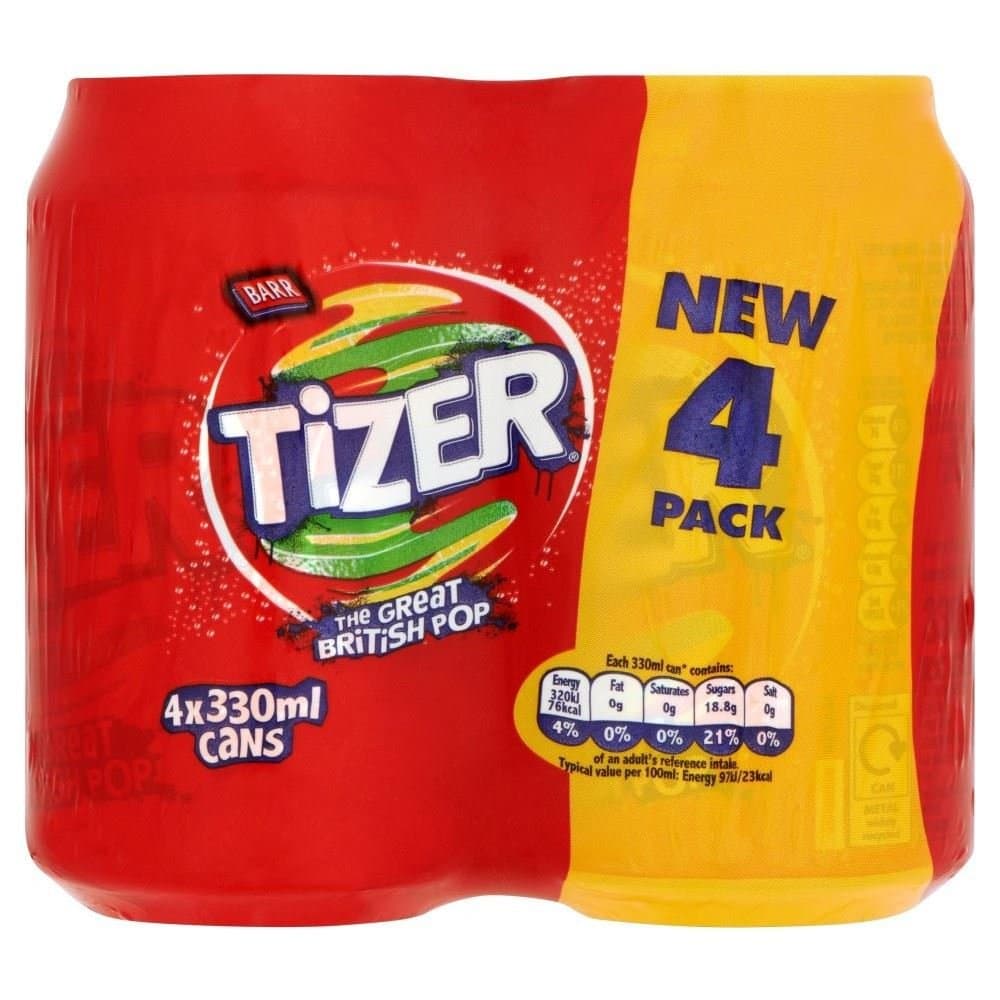 Tizer (4x330ml) - Pack of 2