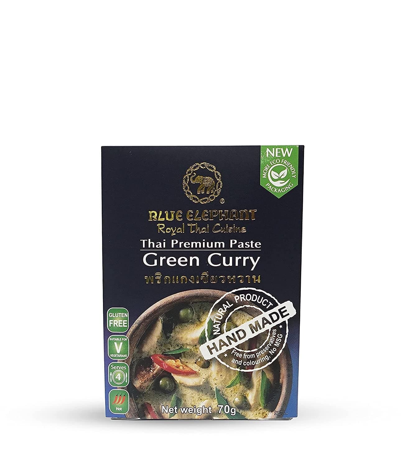 Blue Elephant Green Curry Paste 70Gm, Premium Thai Curry