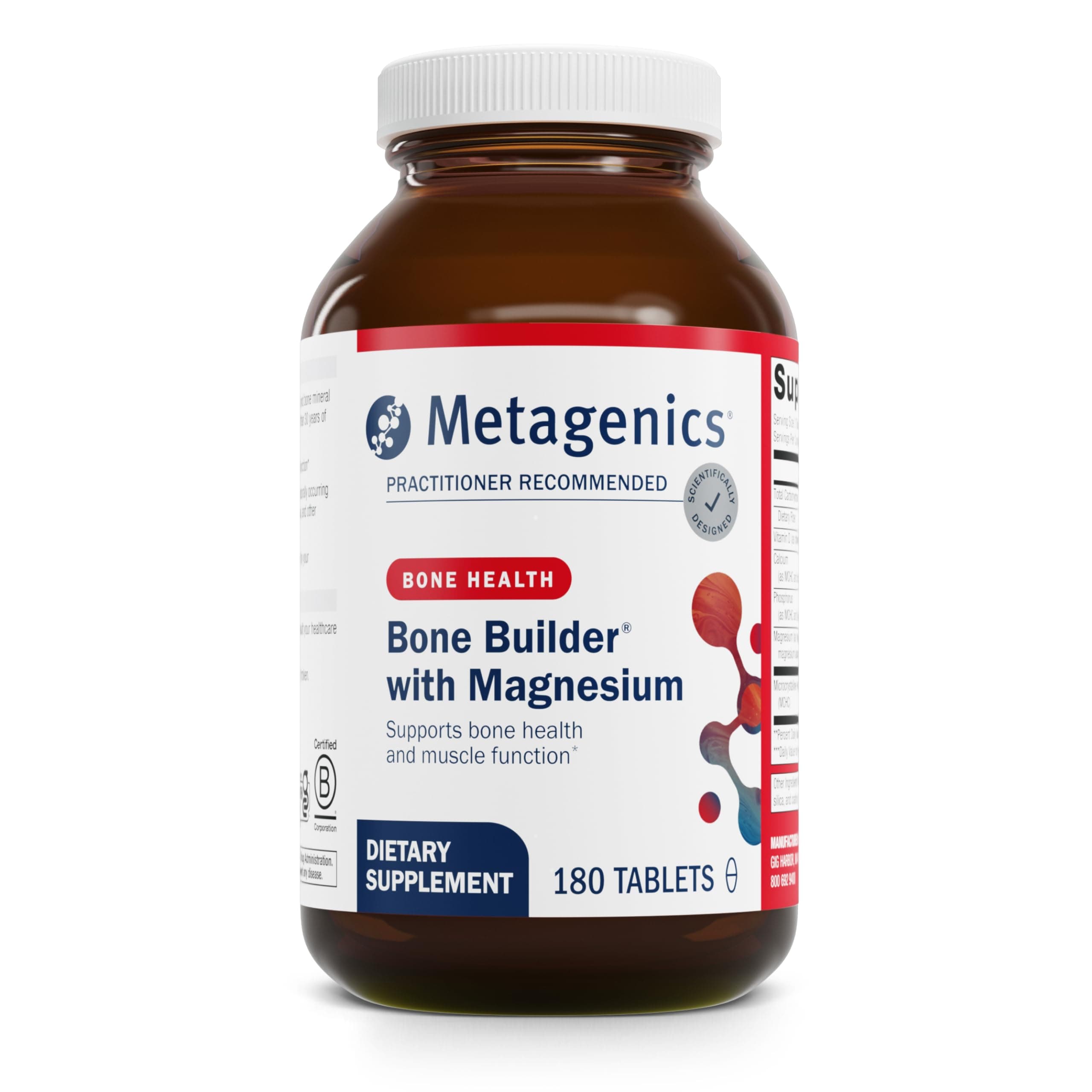 Metagenics Bone Builder® with Magnesium â€“ Enhanced Bone Support* | 60 Servings