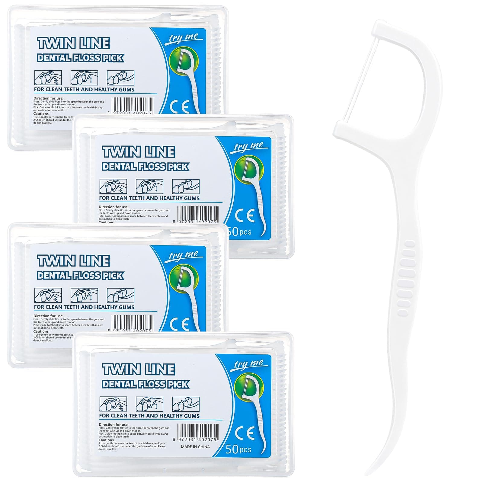 Twin-Line Floss Picks