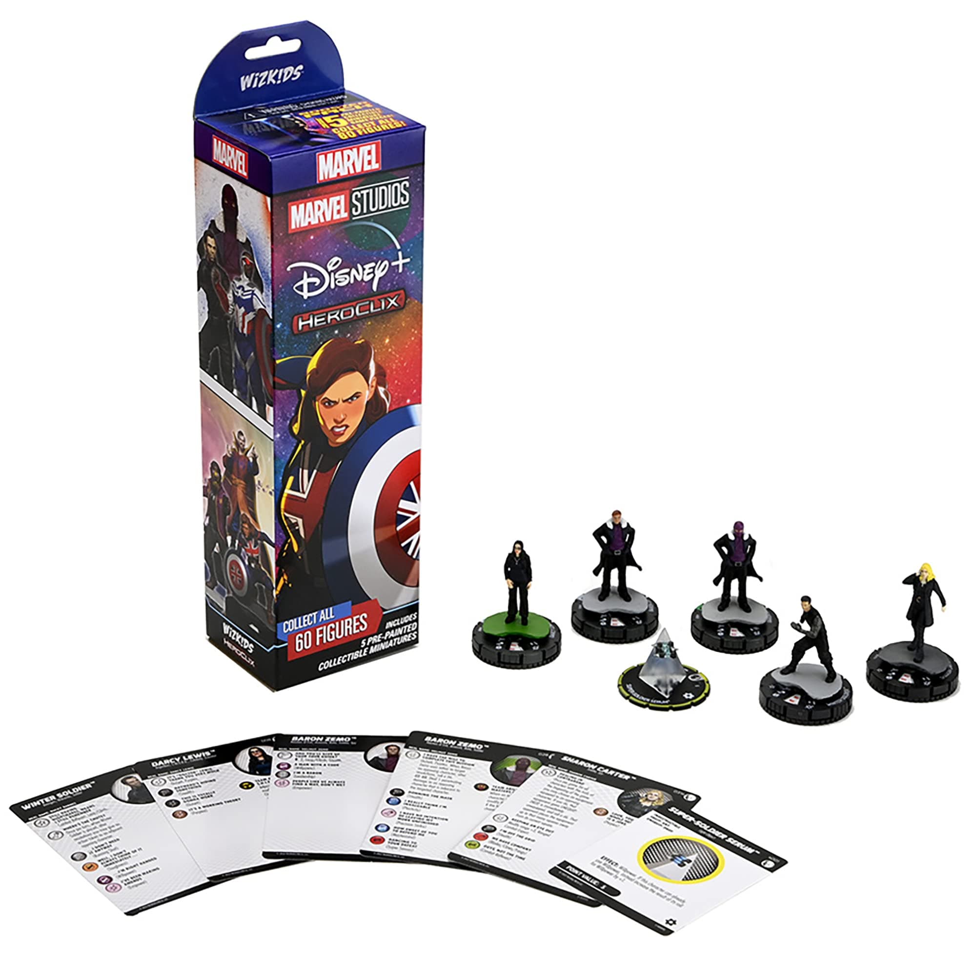 Marvel HeroClix: Marvel Studios Disney Plus Booster - 5 Figure Set, Original Series, Randomly Assorted