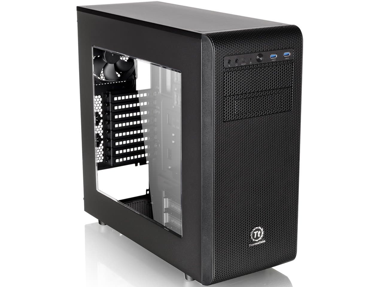 Thermaltake Core V31 Window SPCC ATX Mid Tower Computer Chassis CA-1C8-00M1WN-00
