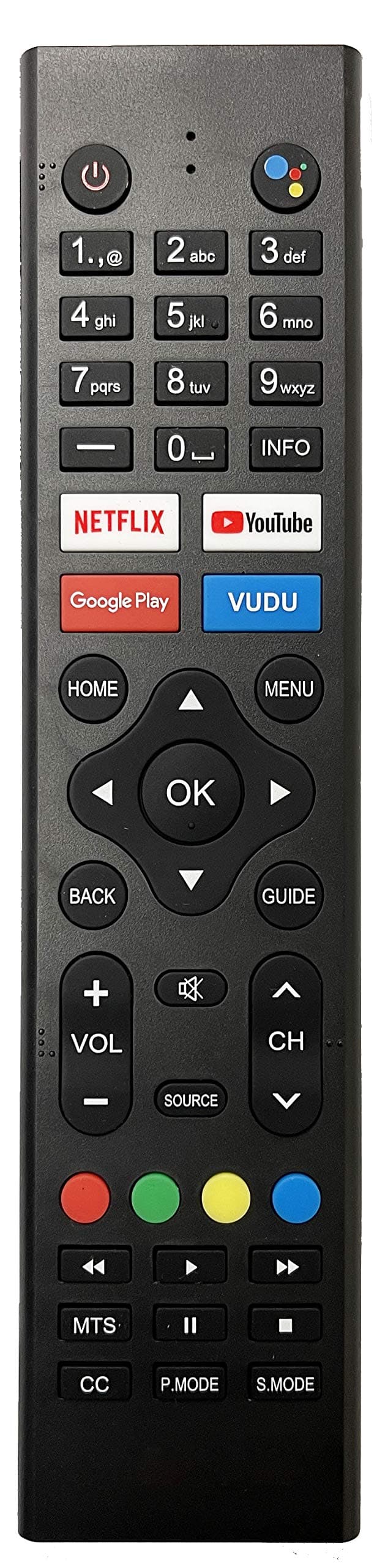 UBayRemote Control Compatible with Sceptre Smart Android TV