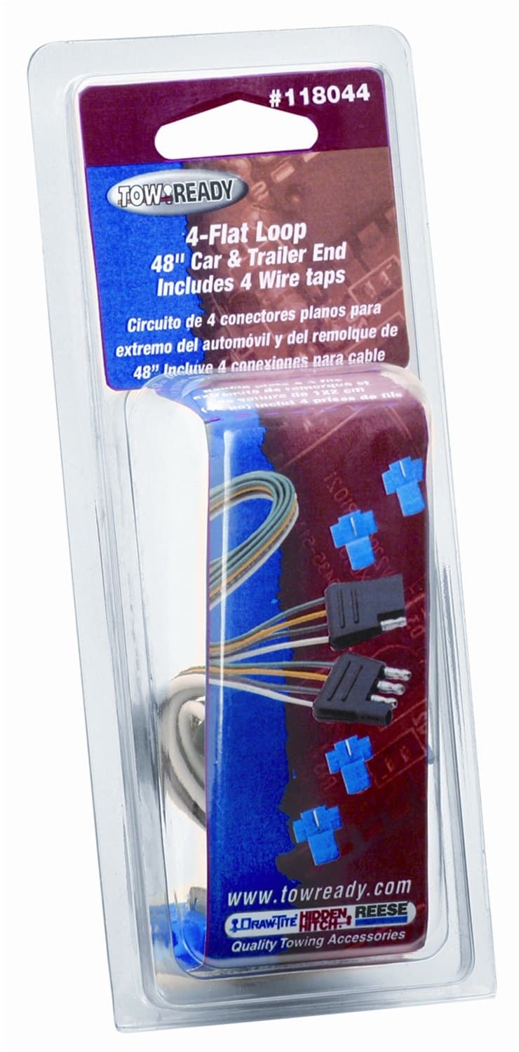 Tow Ready118044 48" Long 4-Flat Plug Loop