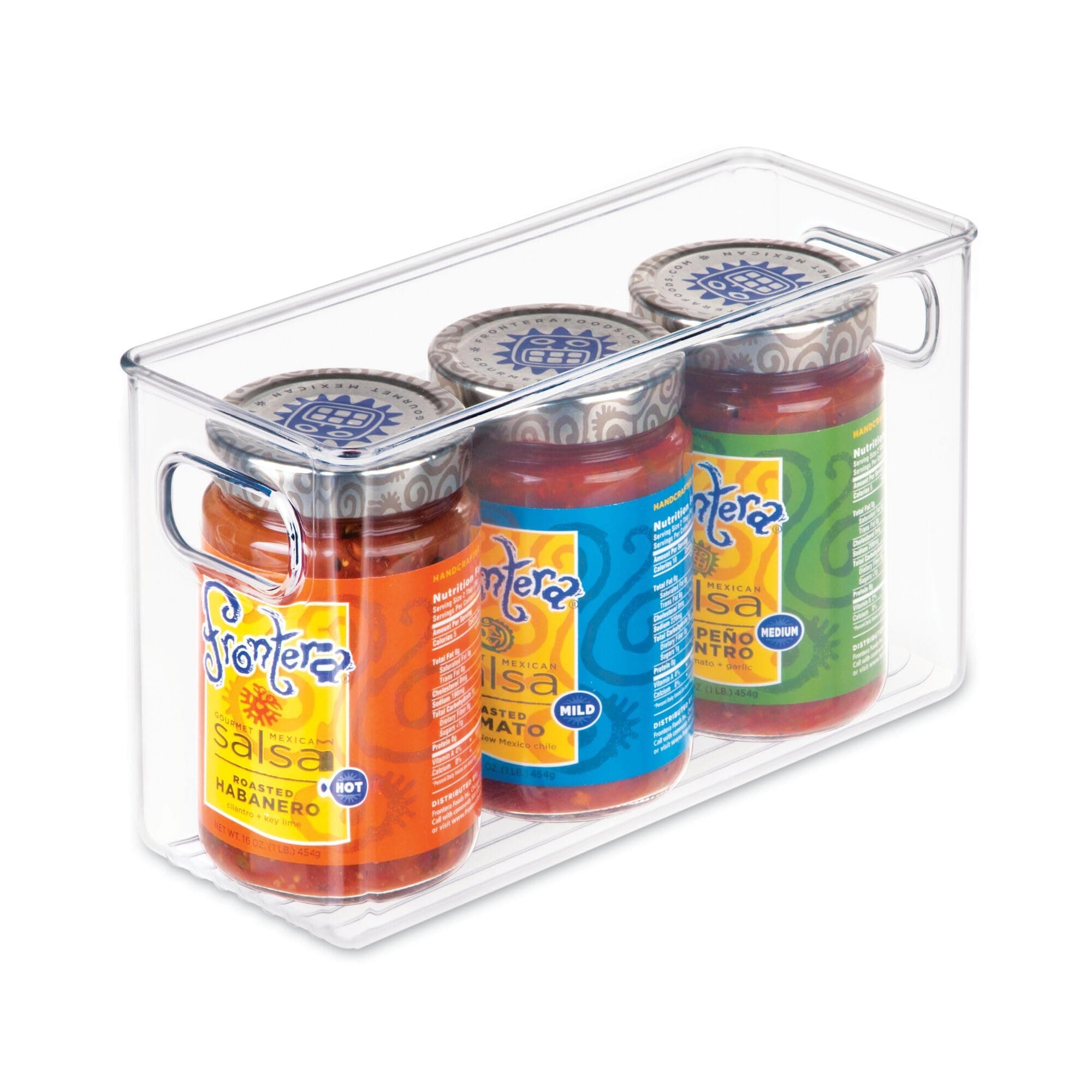 Linus Fridge and Pantry Medium Storage Bin, 10 x 4 x 6-inch (Clear)