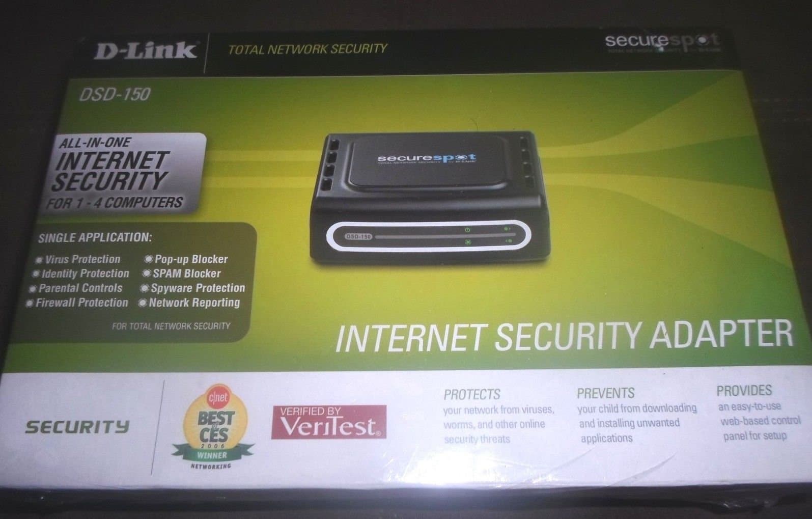 D-Link DSD-150 SecureSpot Internet Security Adapter