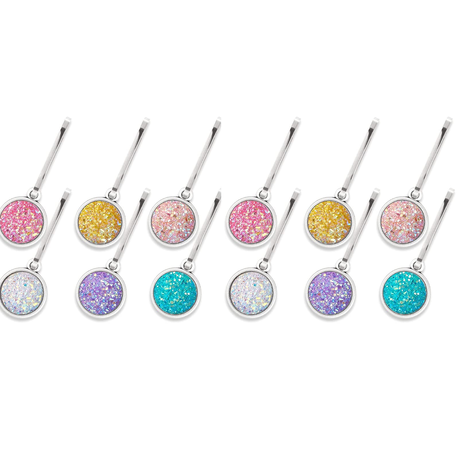 12Pcs Zipper Pull Charms, Handbags Zipper Pulls Backpacks Zipper Pulls Luggage Zipper Pulls Zipper Pulls Replacement Bling Zipper Handle Tab Tag Removable Zipper Pulls for Purses Luggage Backpacks