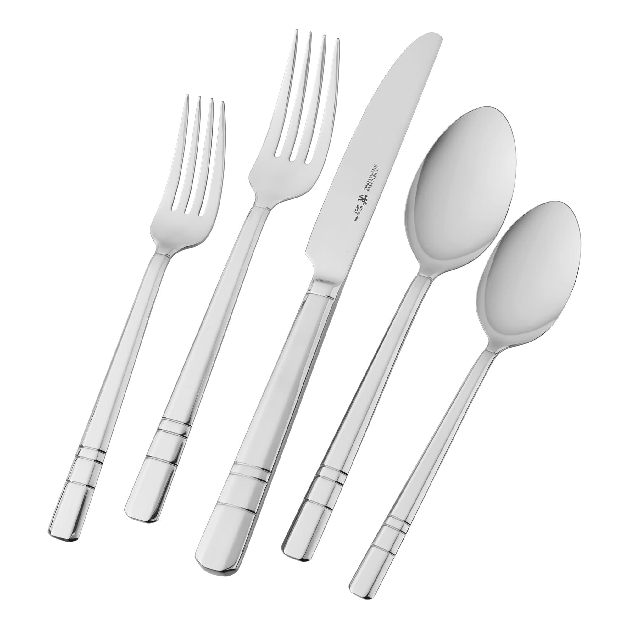 HENCKELS Madison Square 20-pc Flatware Set, 18/10 Stainless Steel
