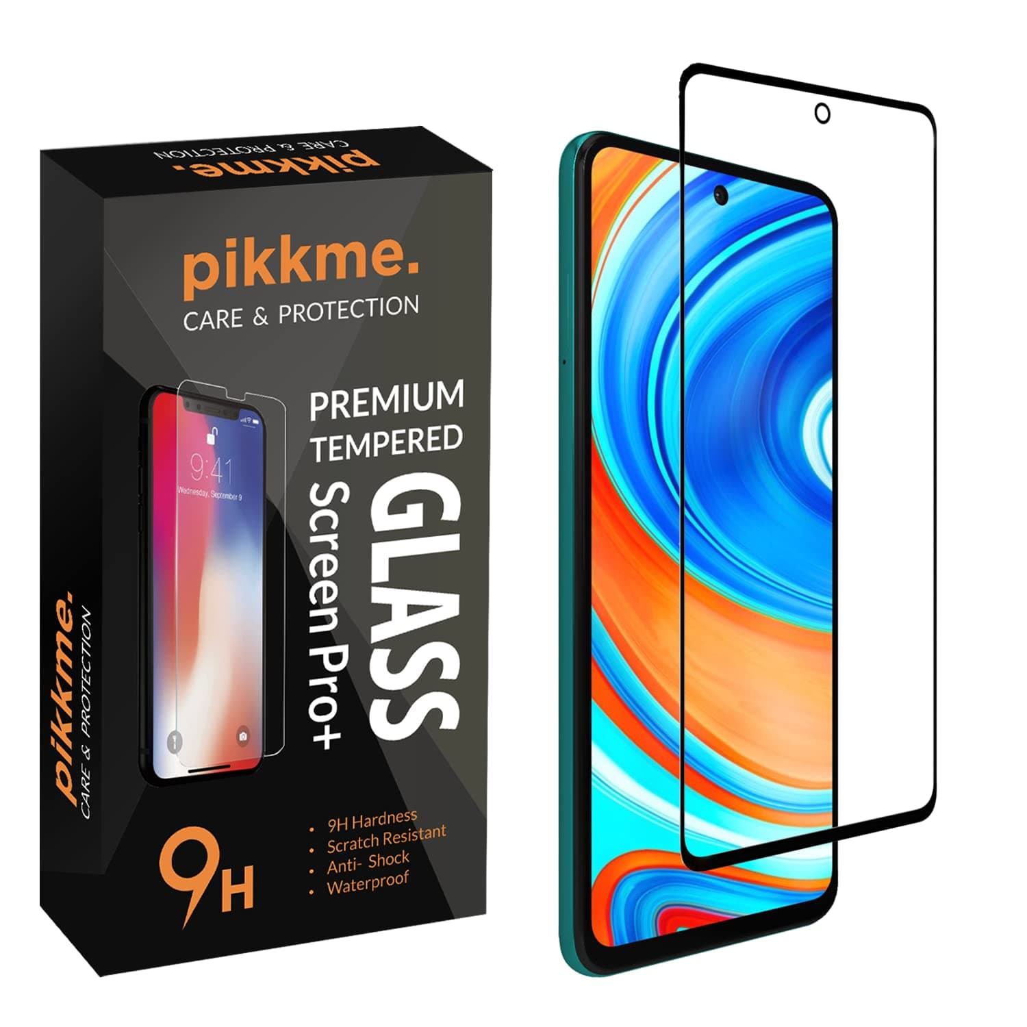 Pikkme Edge to Edge Coverage Tempered Glass Screen Protector for Mi Redmi Note 11 Pro/Note 11 Pro+ / Note 10 Pro/Note 10 Pro Max / K40 / K40 Pro/ 11i / 11x / 11x Pro/POCO F3 / Poco M4 Pro 5G