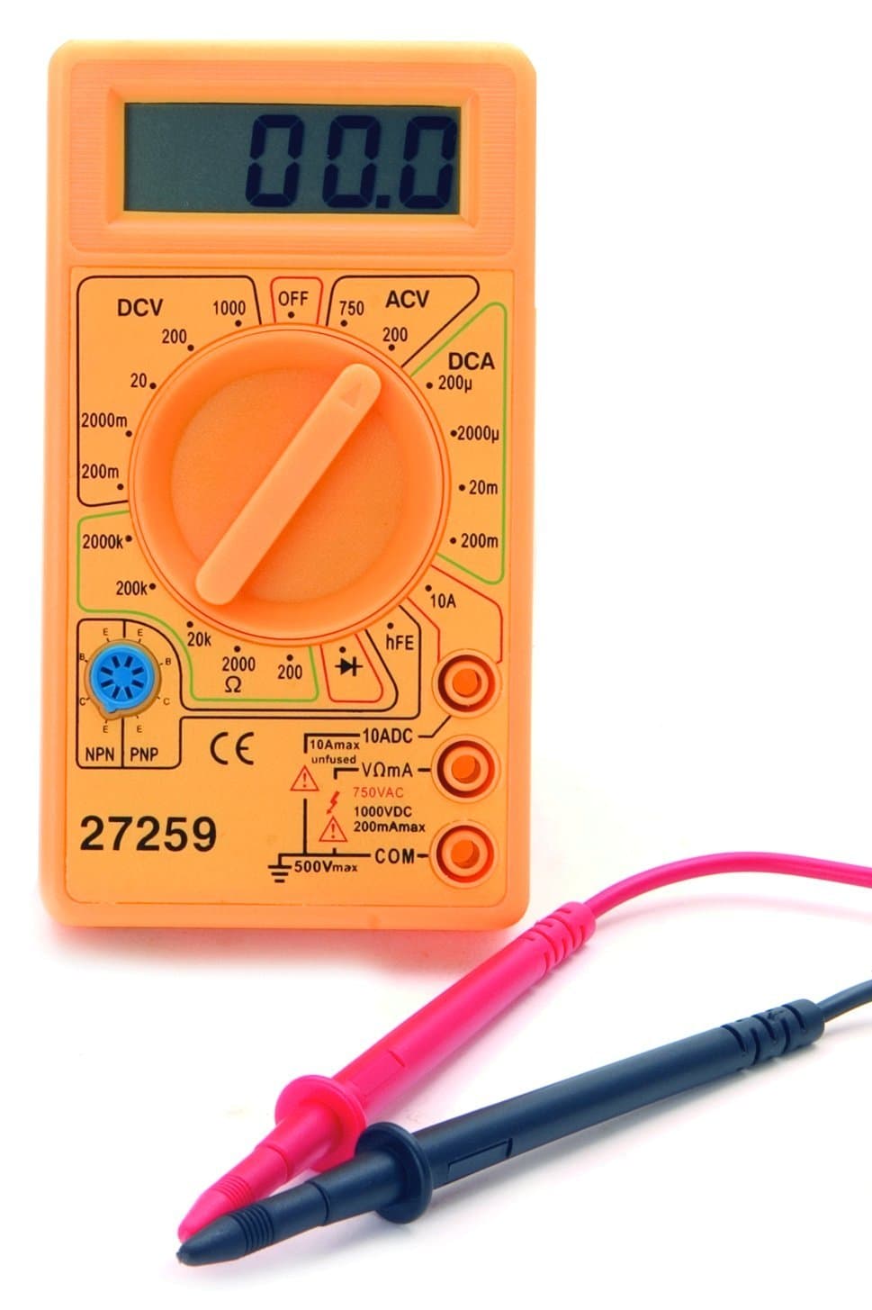 Rolson27259 M830 Multi-Meter - Multi-Colour