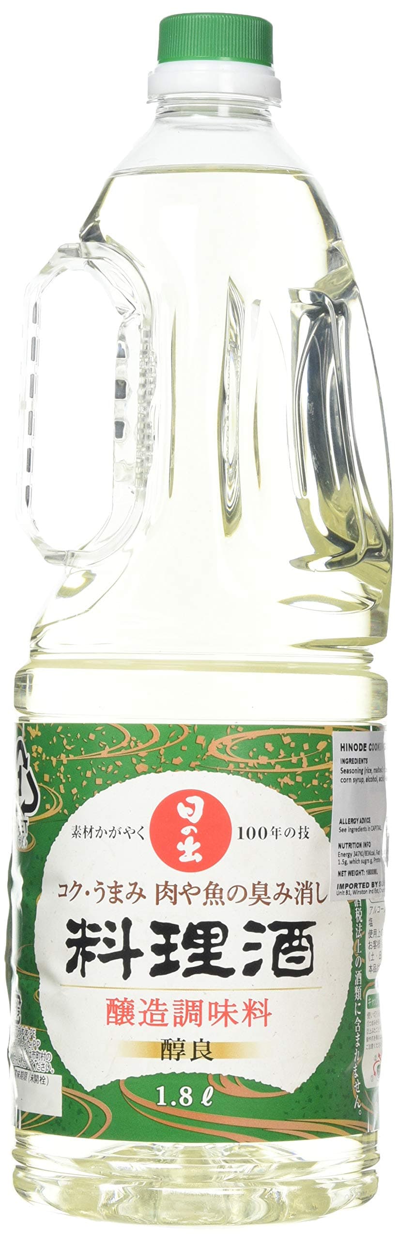 Hinode Cooking Sake, 1.8 Litre