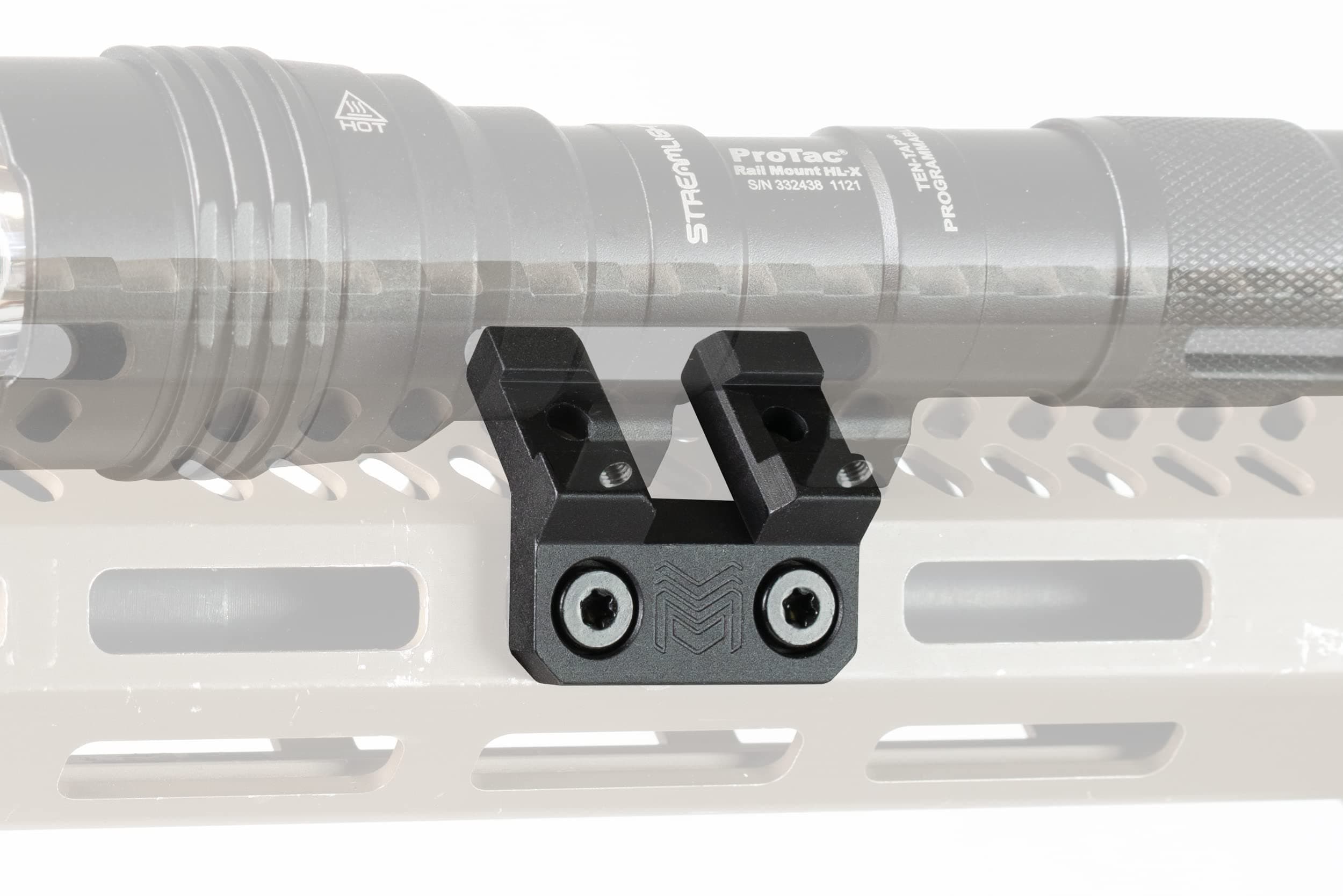 Monstrum Scout Light Mount | 45 Degree Offset | Compatible with Surefire M300/M600 Series, Streamlight Protac Series | M-LOK Compatible