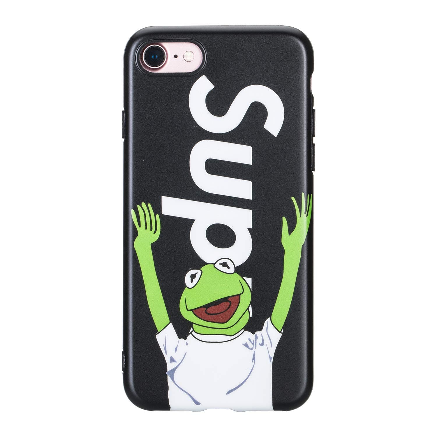 iPhone 8 Case, iPhone 7 Case, Shiny Flexible Soft TPU Anti-Scratch Protective Smooth Back Case Cover for iPhone7 and iPhone 8 4.7inch Screen (8Black)