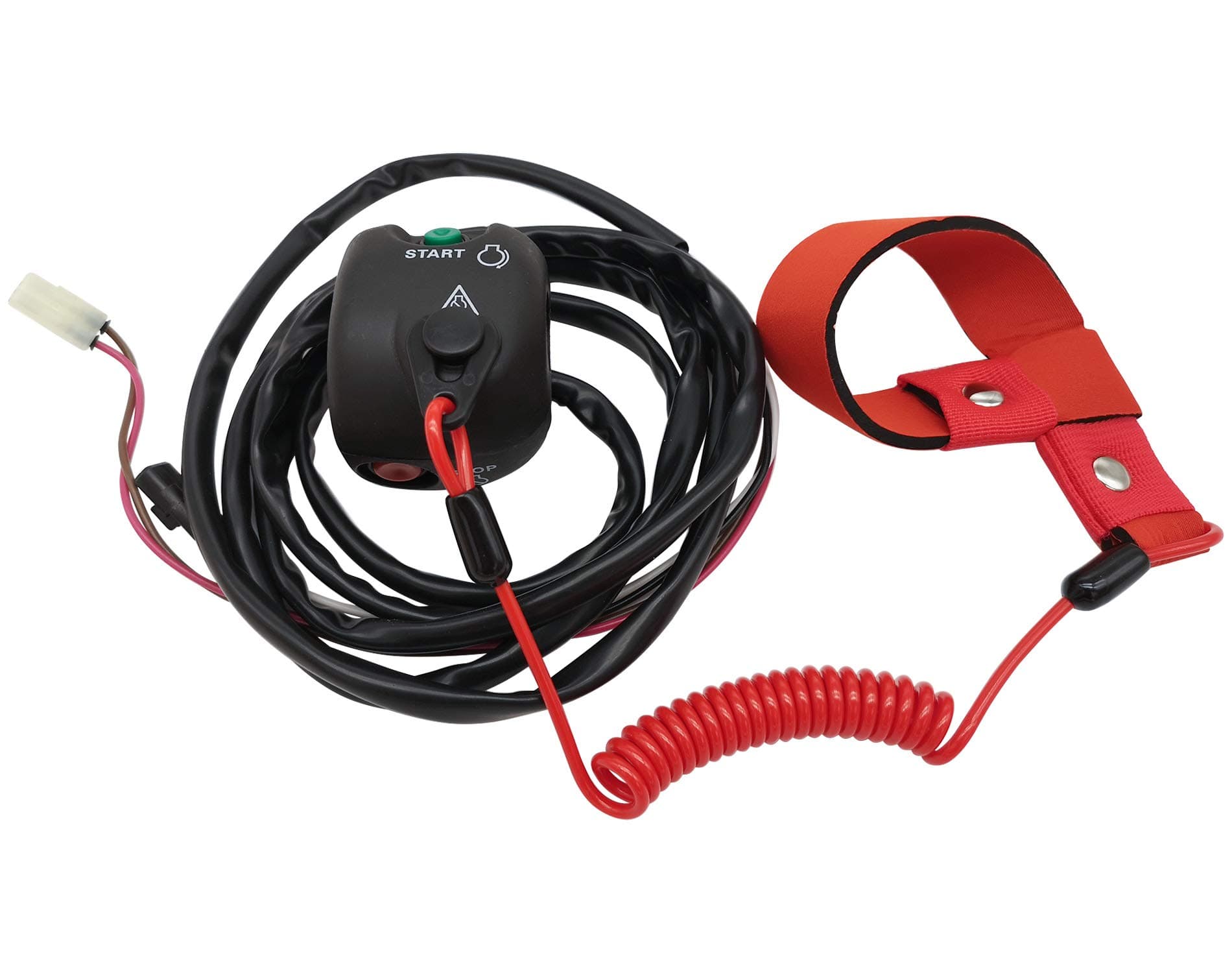 M MATI Handlebar Start Stop Kill Switch Box Aassy & Safety Lanyard for EW2-68310-04-00 Yamaha Waverunner Superjet 650 SJ650 WaveRunner Superjet 700 SJ700 FX1 FX700