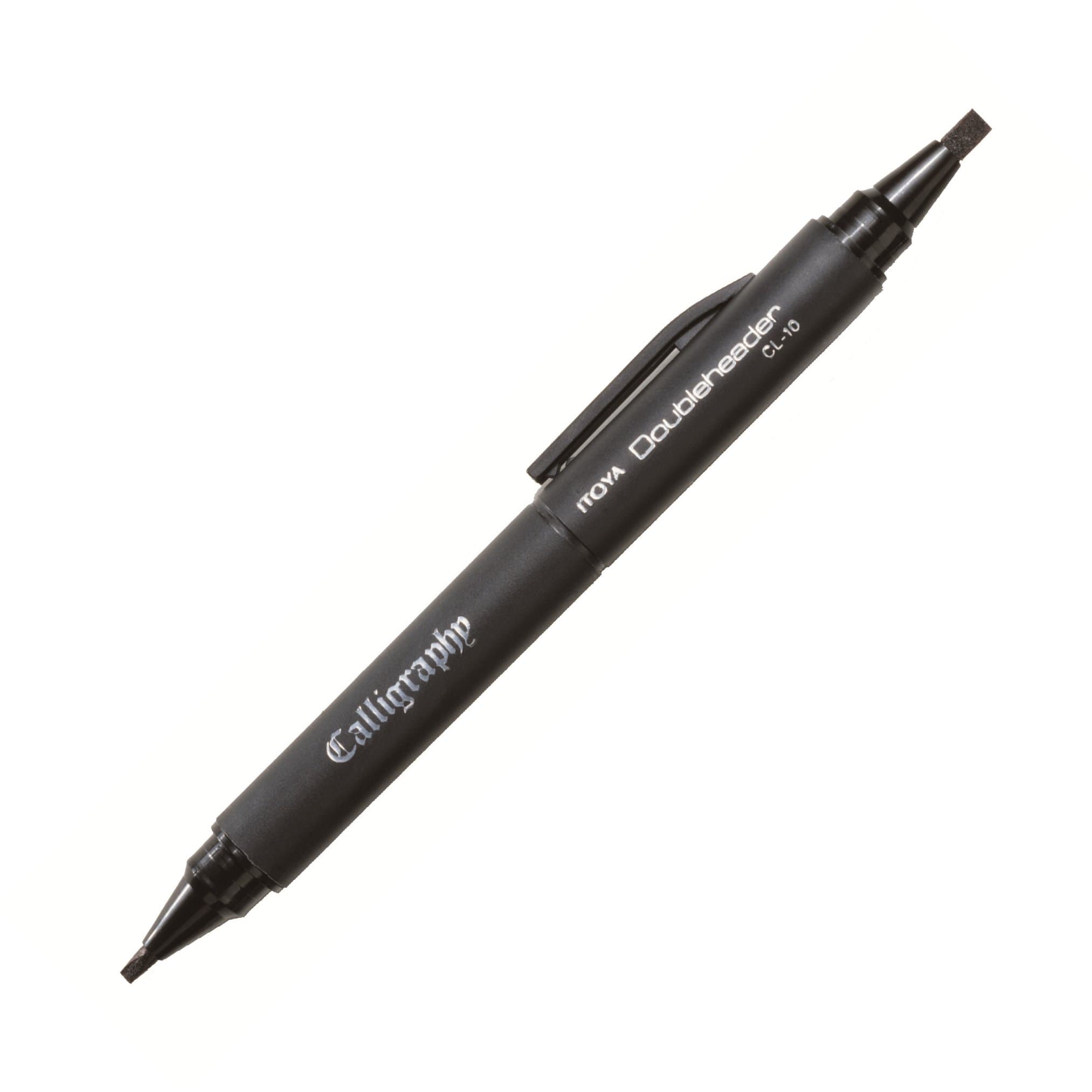 ITOYA CL-10BP-BK Doubleheader Calligraphy Marker Black