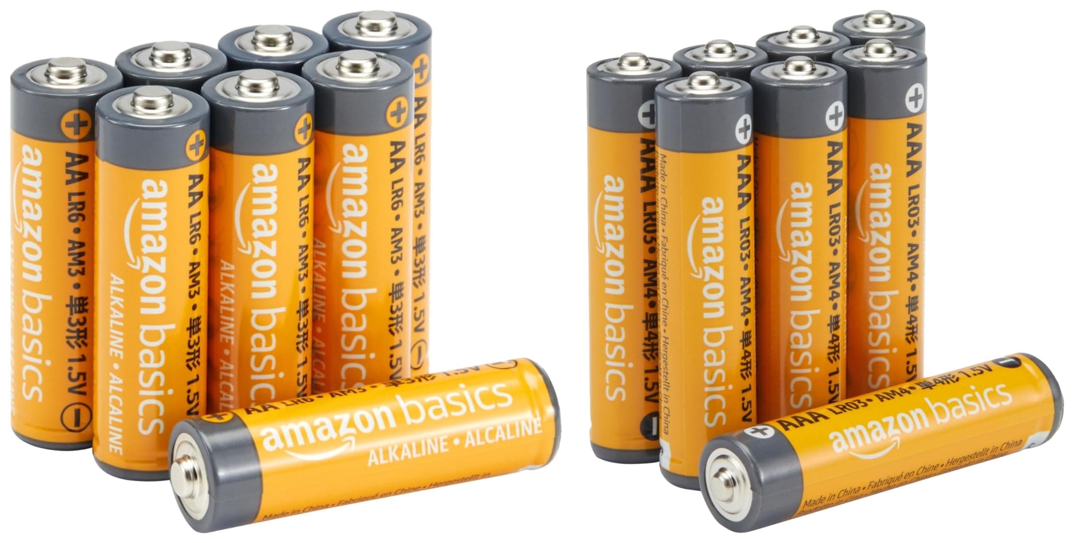AmazonBasics AAA Performance Alkaline Non-Rechargeable Batteries (8-Pack) - Appearance