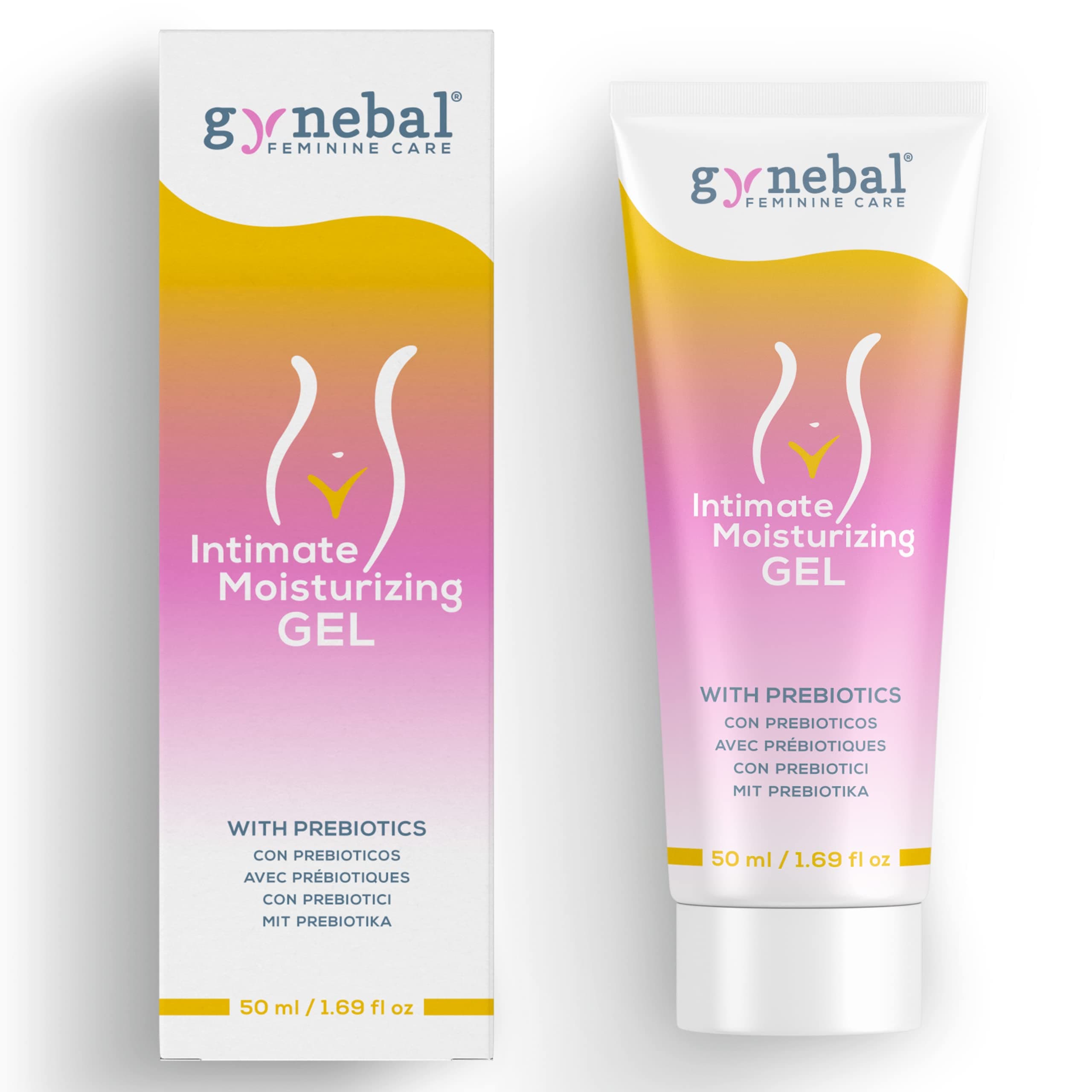 Lube Gel with PREBIOTICS to Protect Intimate Flora - 50 ml - Moisturising and Lubricant Gel Water Based - Relief Women Vaginal Dryness Even in Menopause