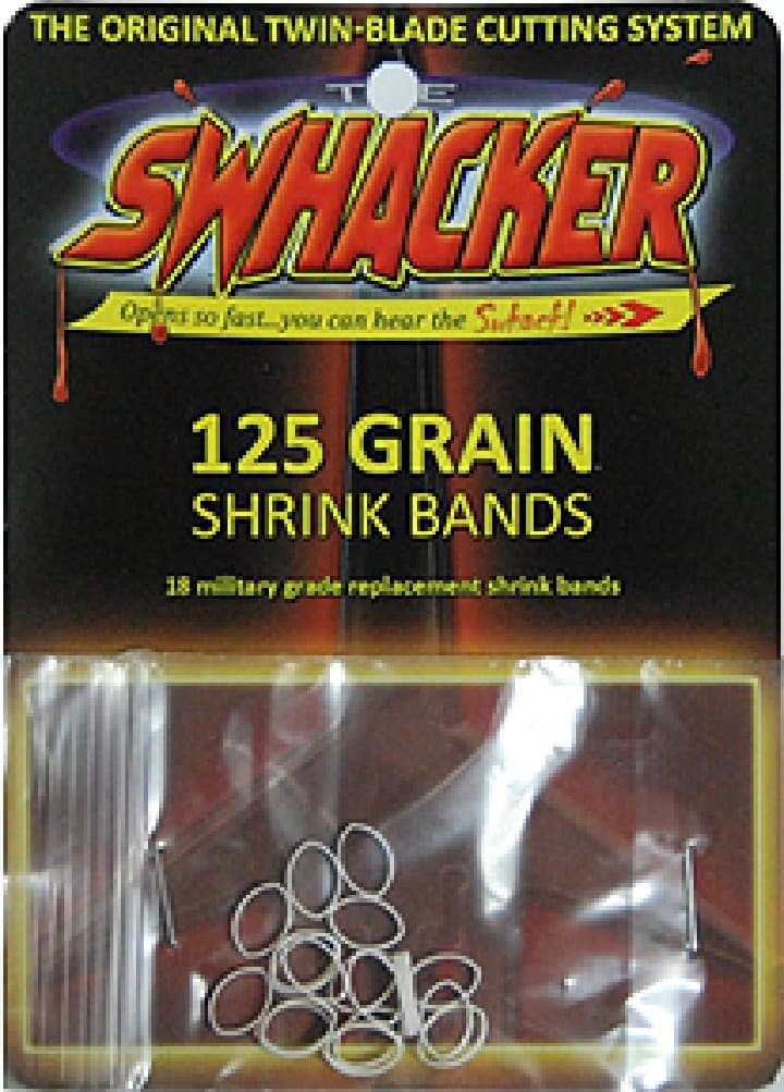 Swhacker Shrink Bands, 125-Grain