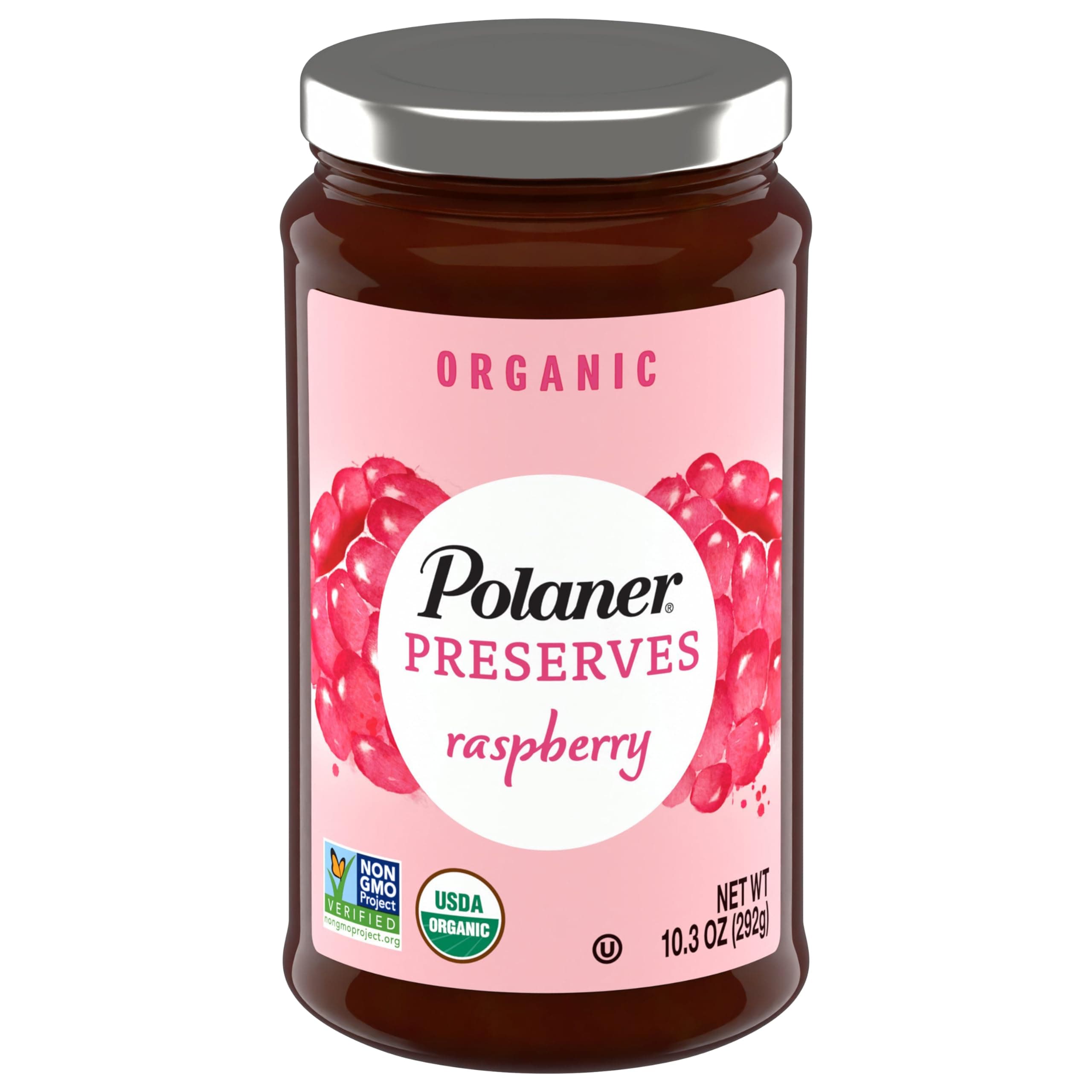 Organic Preserves, Raspberry, 10.3 Ounce