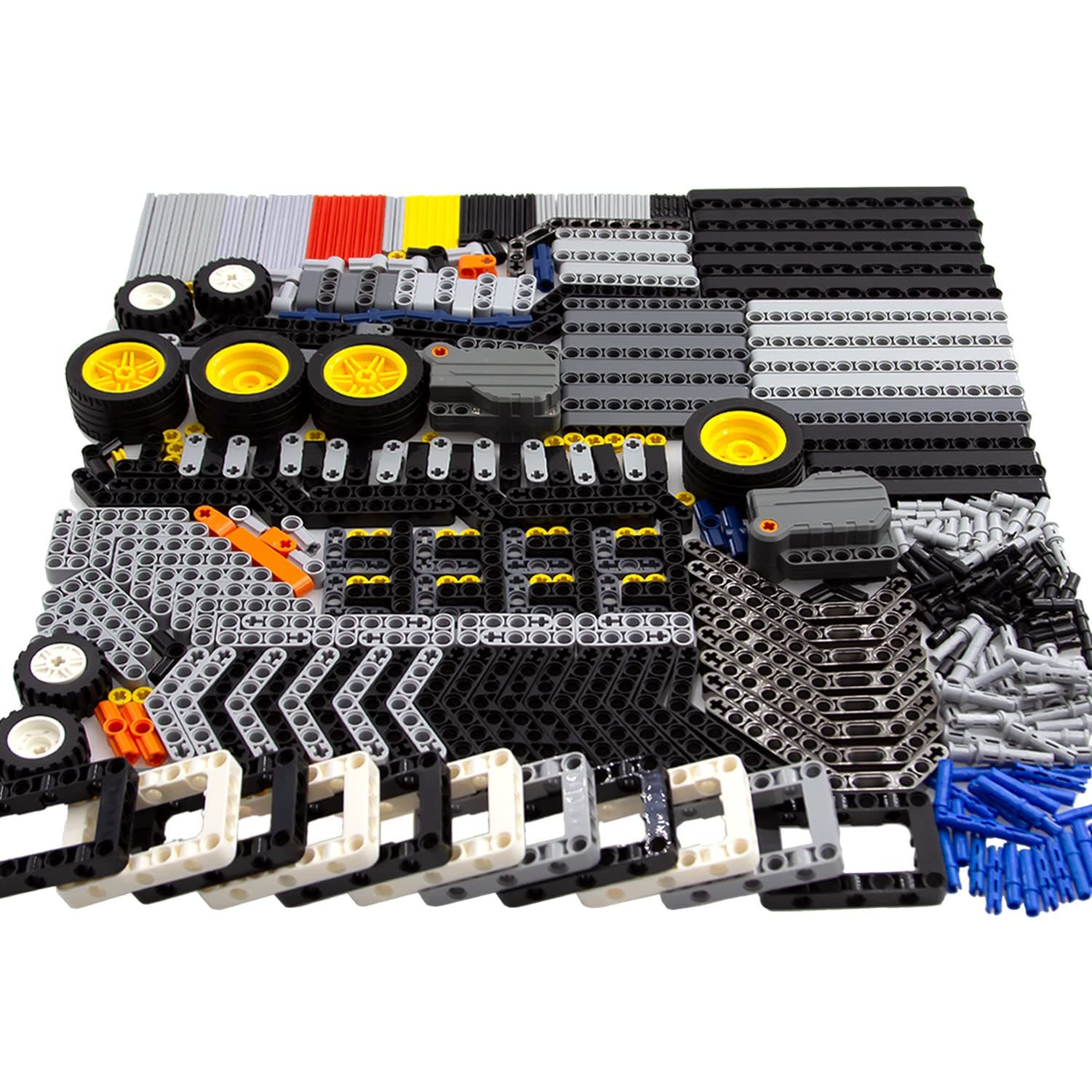 ASTEM Technic EV3 Replacement Building Blocks - Regular-sized Mechanical Parts Include Brick, Bush, Technic Pin