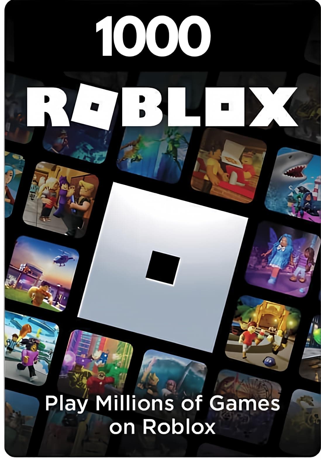 Roblox Code - 1000 Roblox Robux 1000 Code + Bonus Exclusive Virtual Item (No CD/DVD)