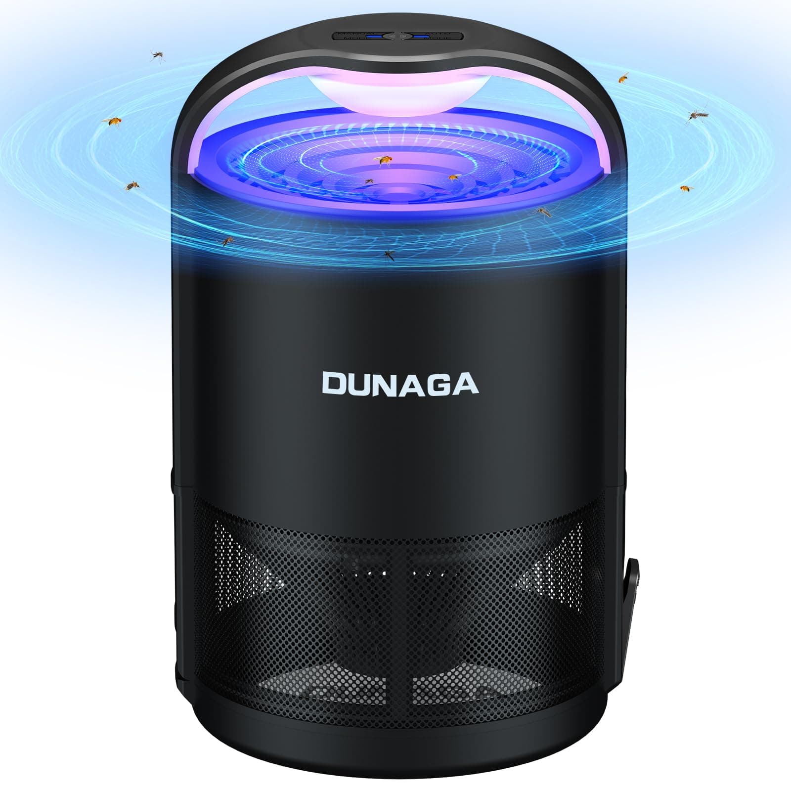 Fly Traps Indoor, Fruit Fly Traps, Gnat Traps, Bug Zapper Indoor, Insect Traps Indoor with 10 Sticky Glue Boards, Black