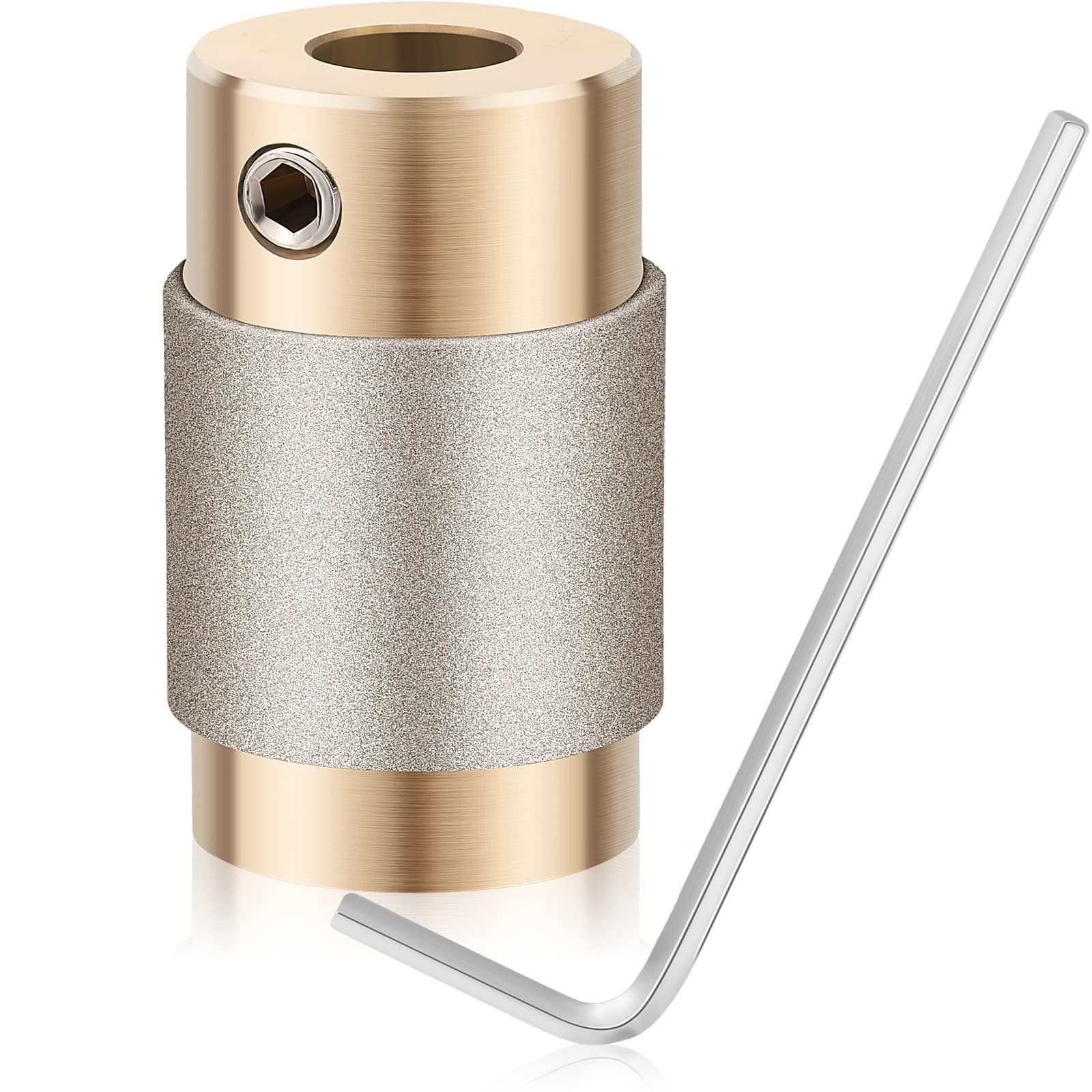 Glass Grinder Bits - Diamond Grinder Bit Head Tools for Stained Glass (1 Piece, 3/4 Inch)