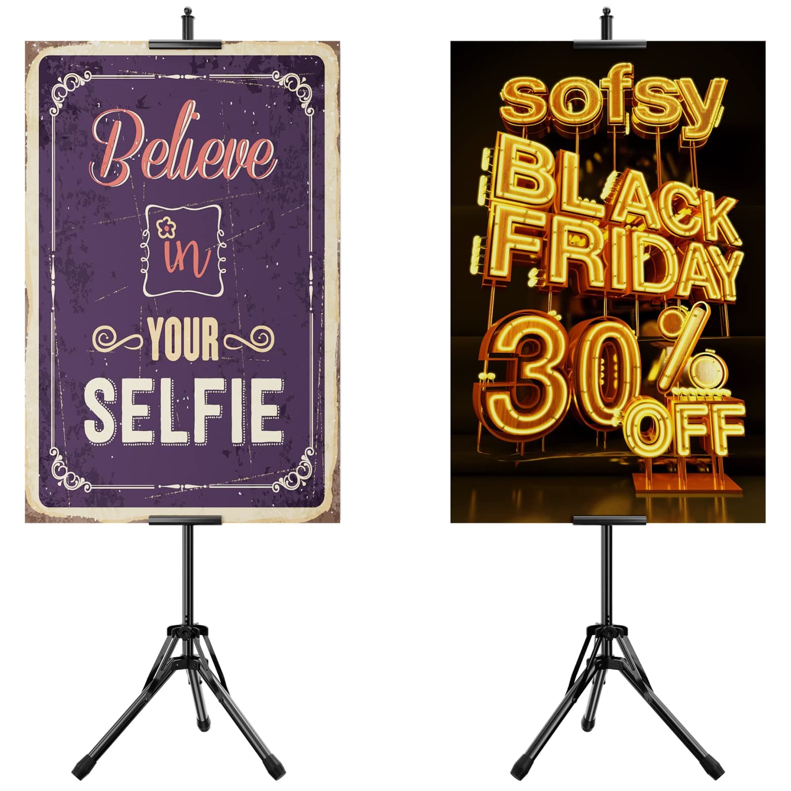2Pack Double-Sided Sign Holder
