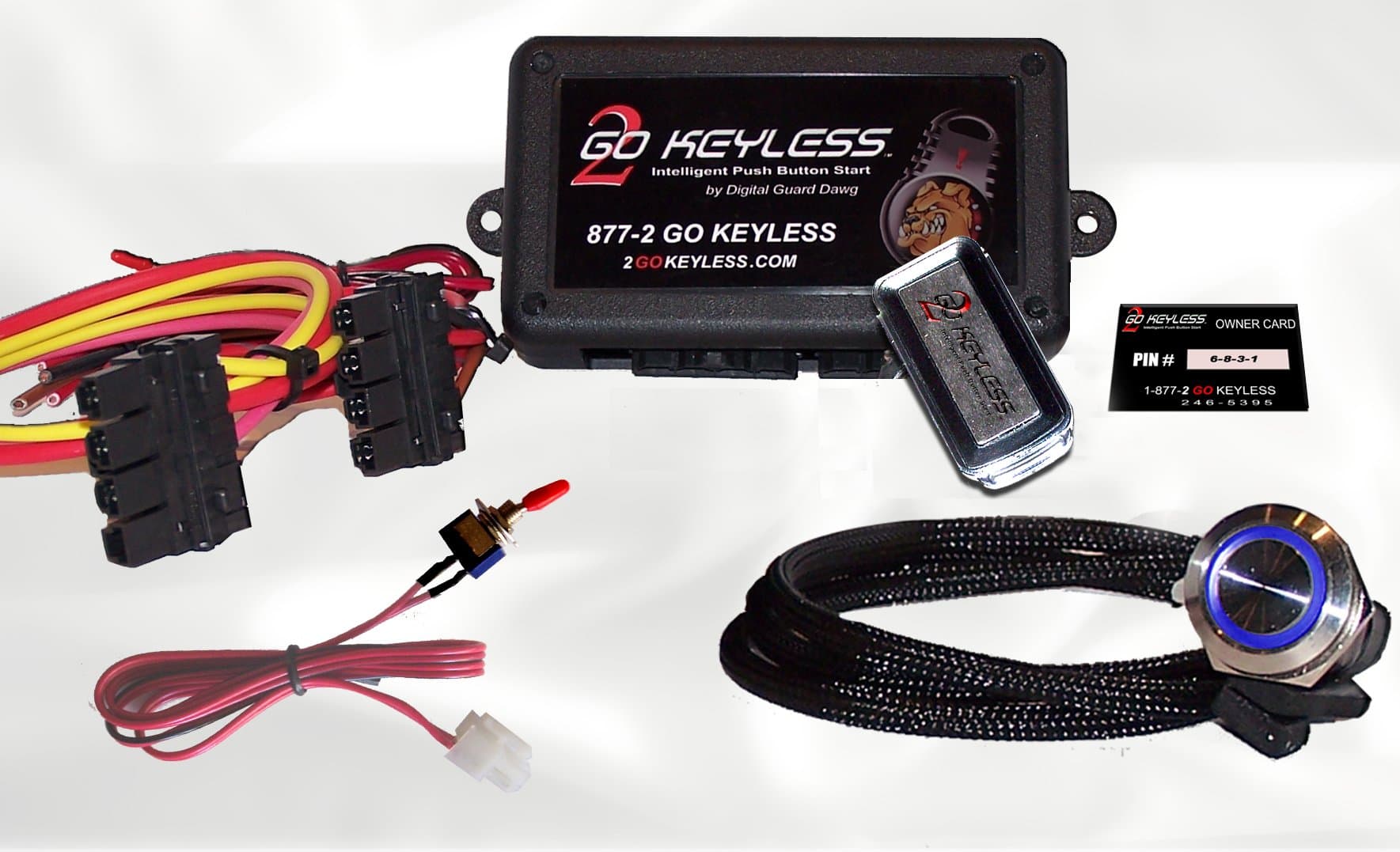 Keyless Push Button Start (PBS-II) System for Classic & Custom Cars