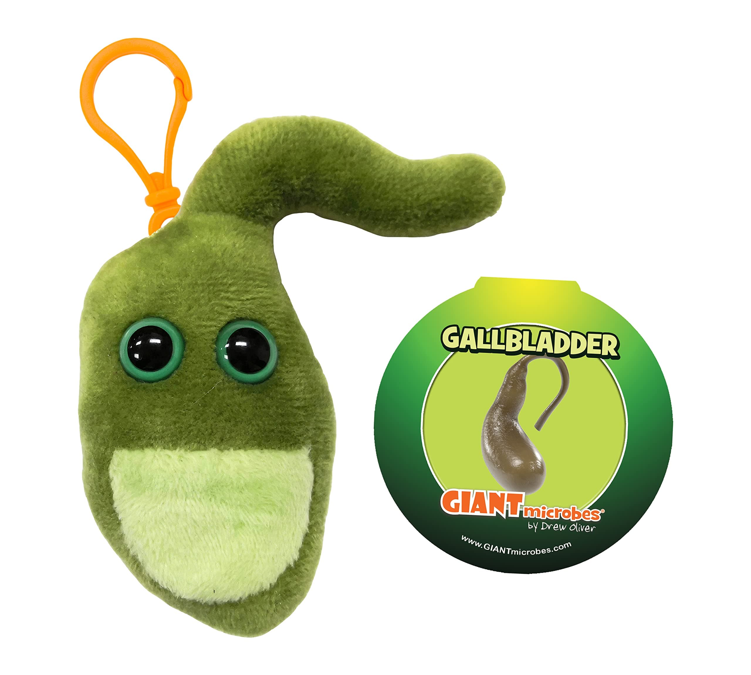 GIANT MICROBES Gallbladder Key Chain