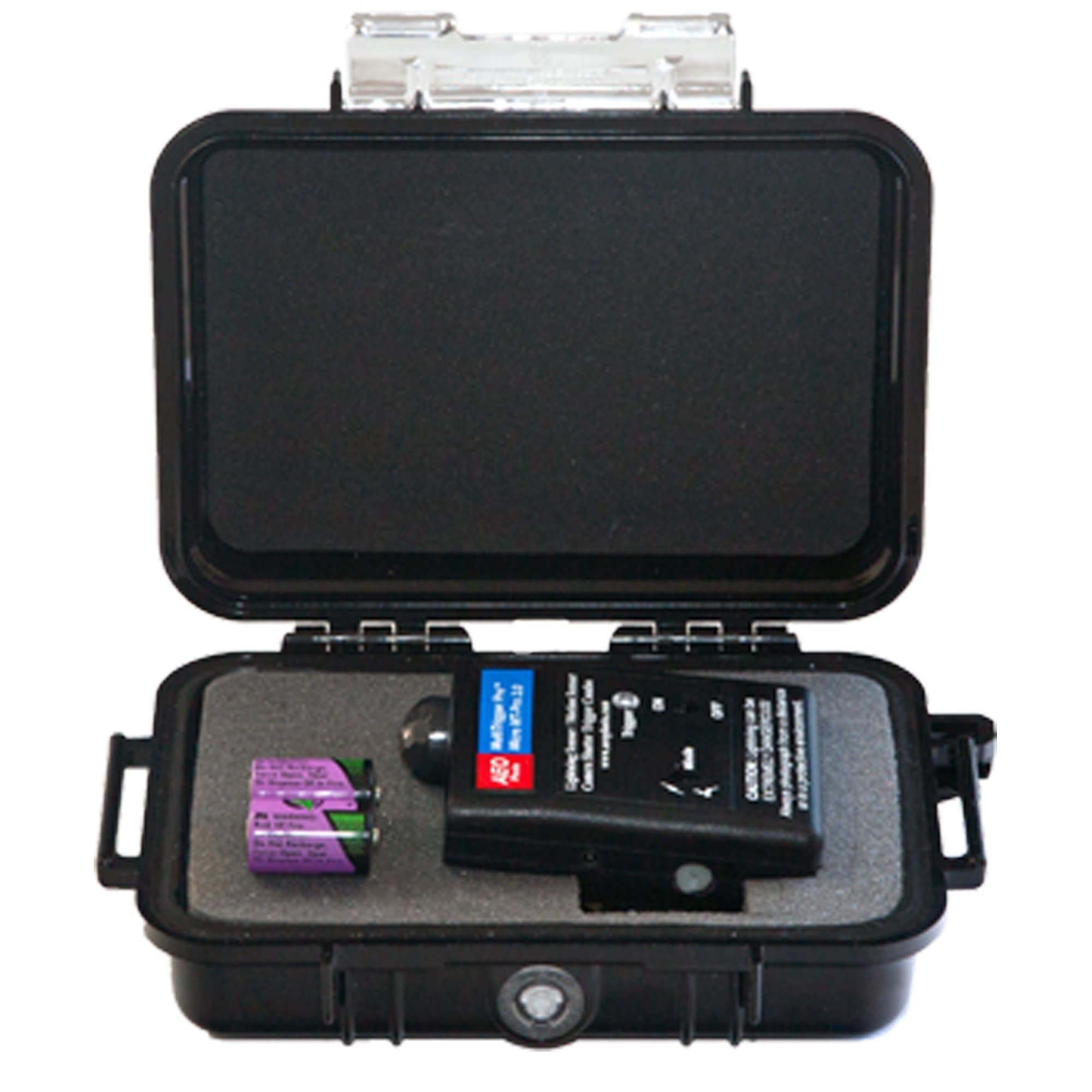 AEO Micro 3.0 MultiTrigger Pro- Lightning or Motion Activated Shutter Trigger with D90/MC-DC2 Connector and Case