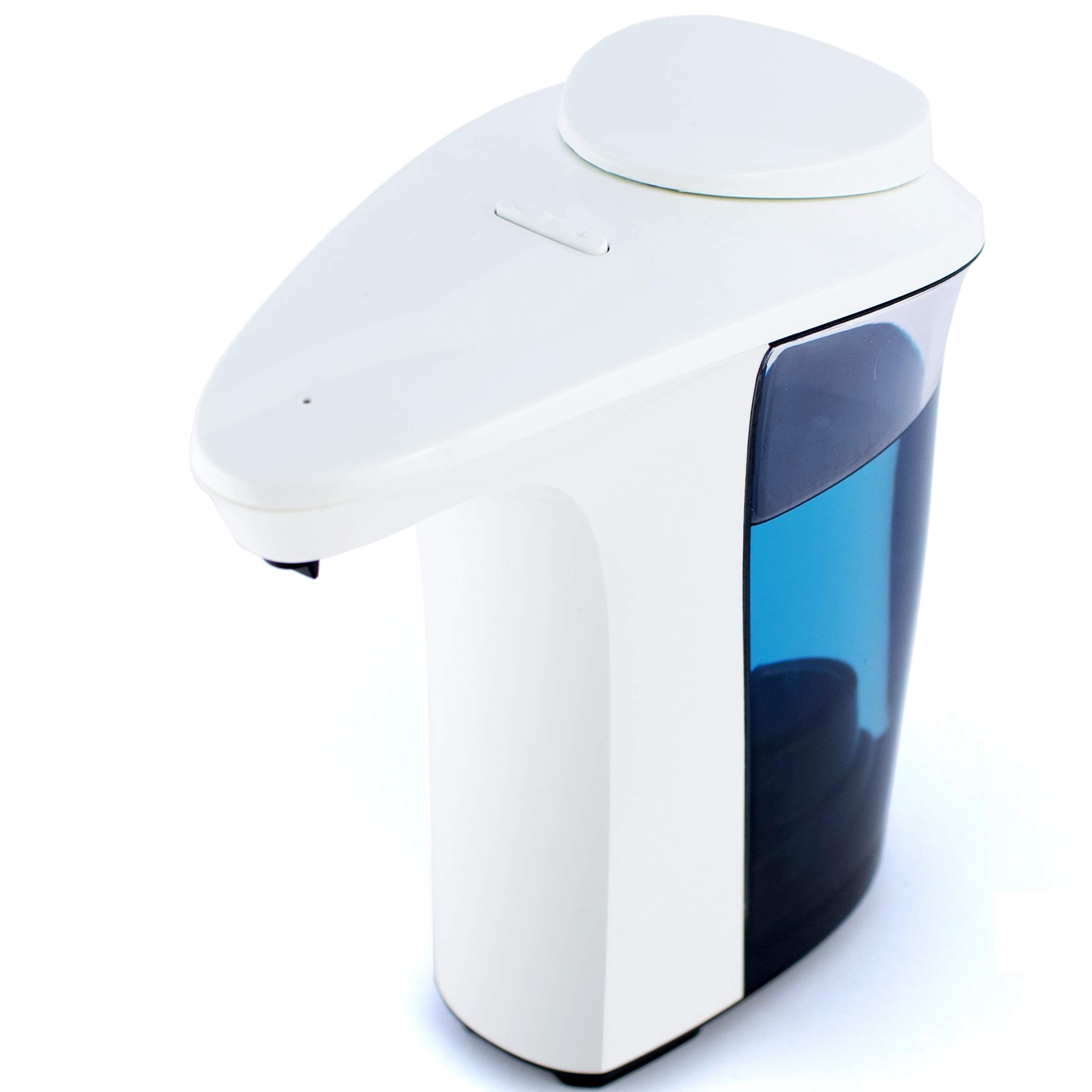 IP03 Automatic Soap Dispenser 500ml Compact Sensor for Hand Sanitiser Bathroom and Kitchen (White)