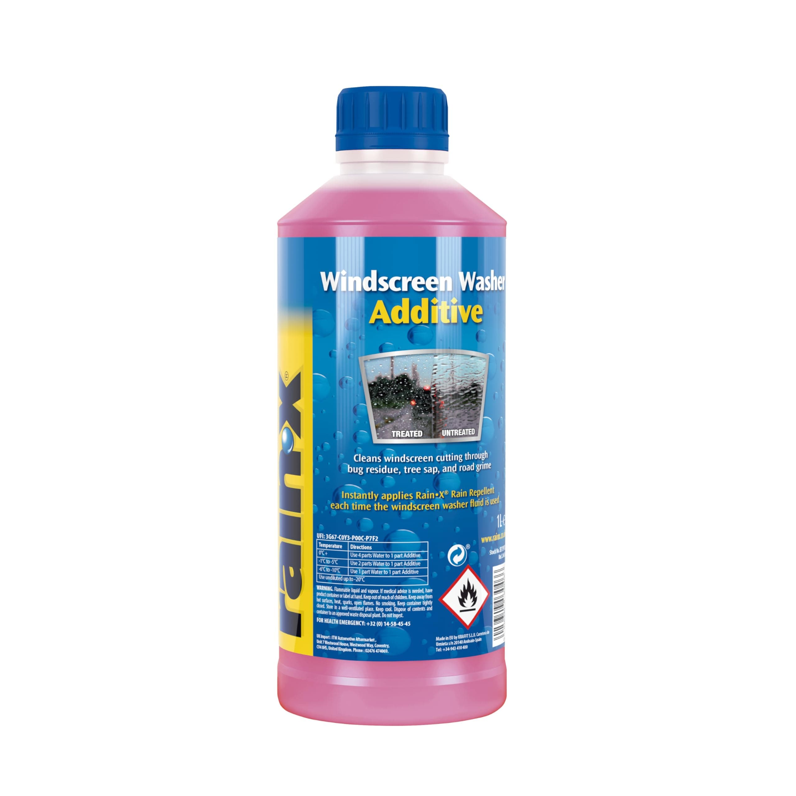 Rain-X 831991L Windscreen Washer Additive, 1 Litre