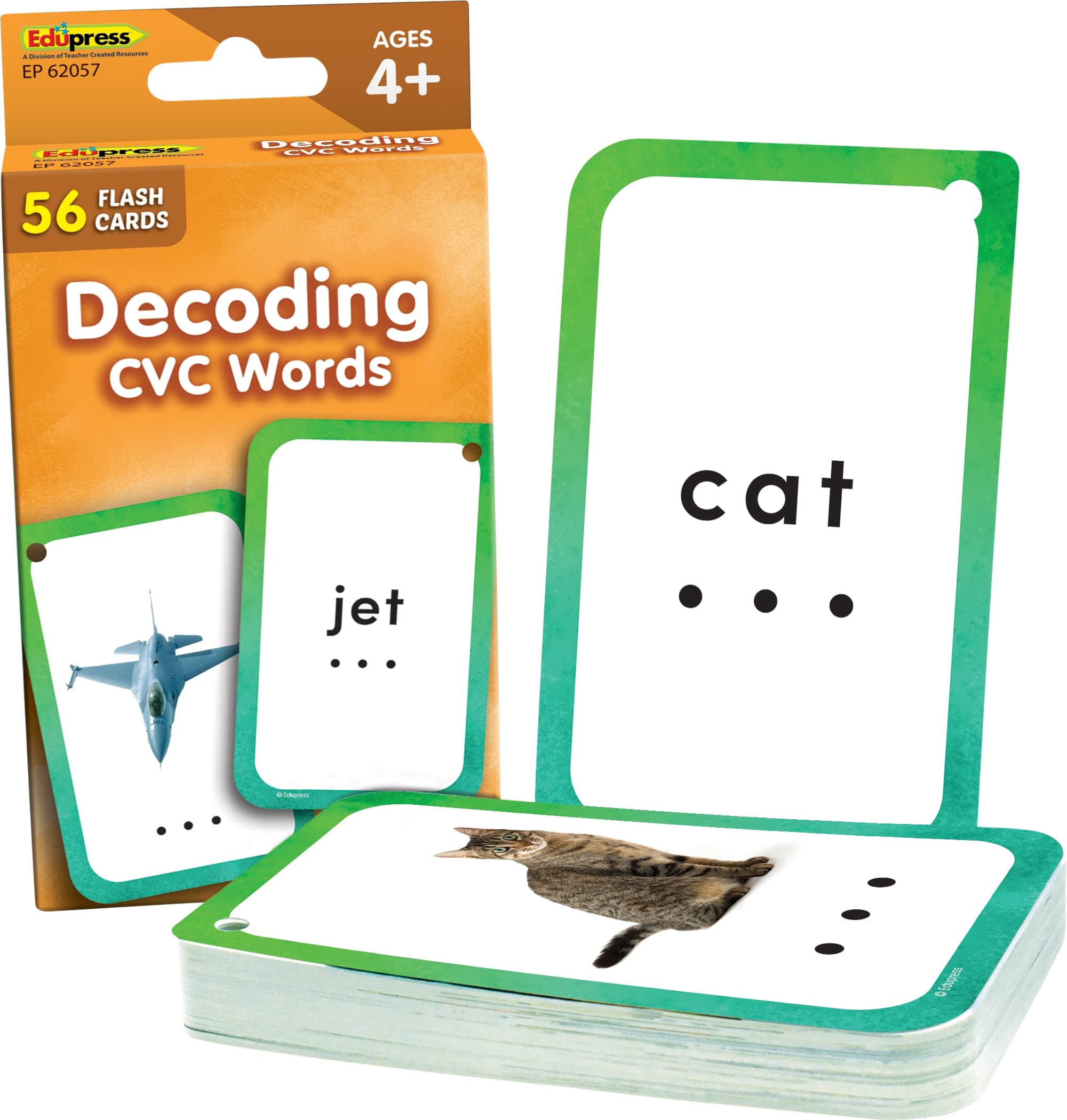 CVC Word Flash Card (EP62057) Decoding